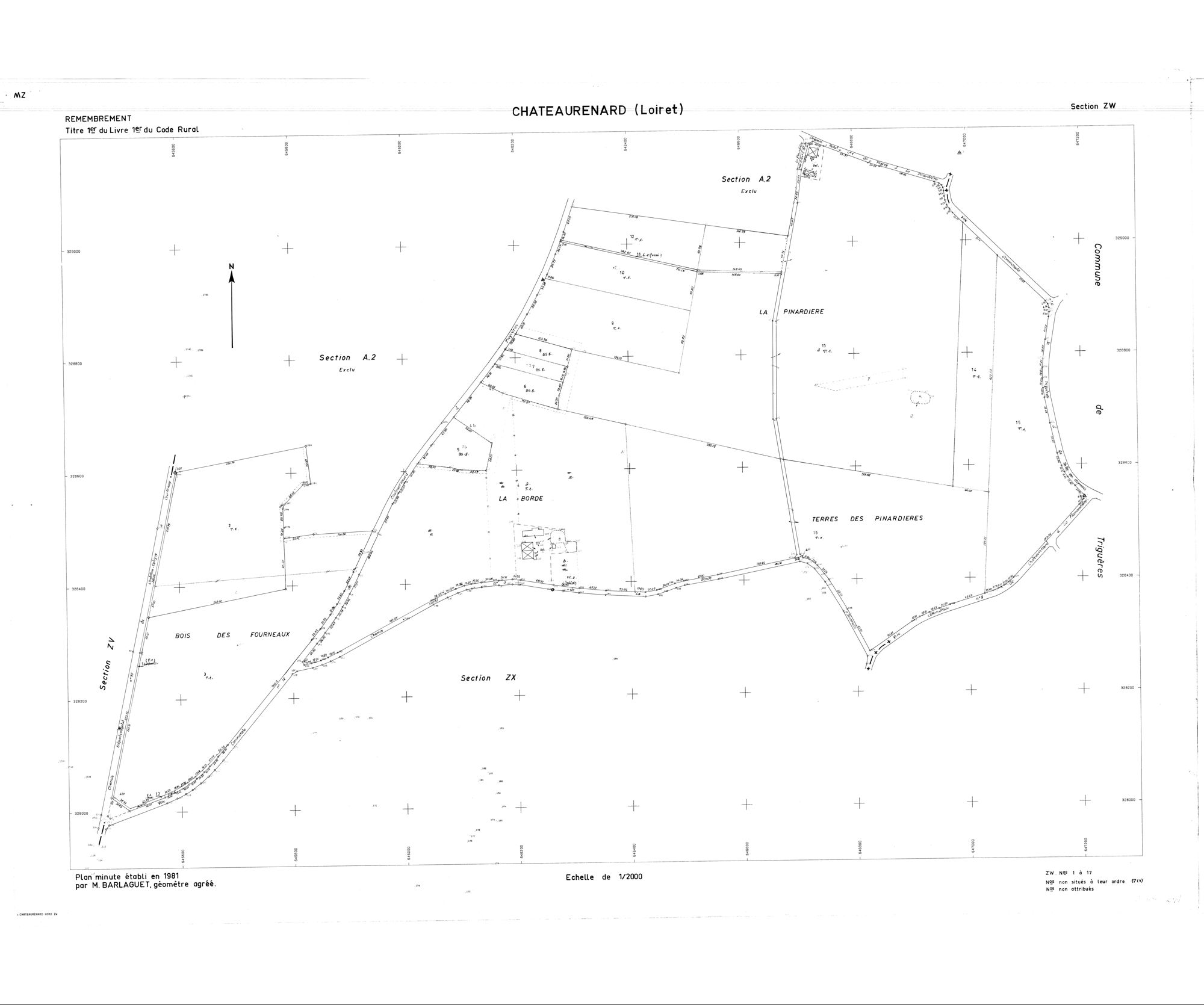 Châteaurenard - Sections