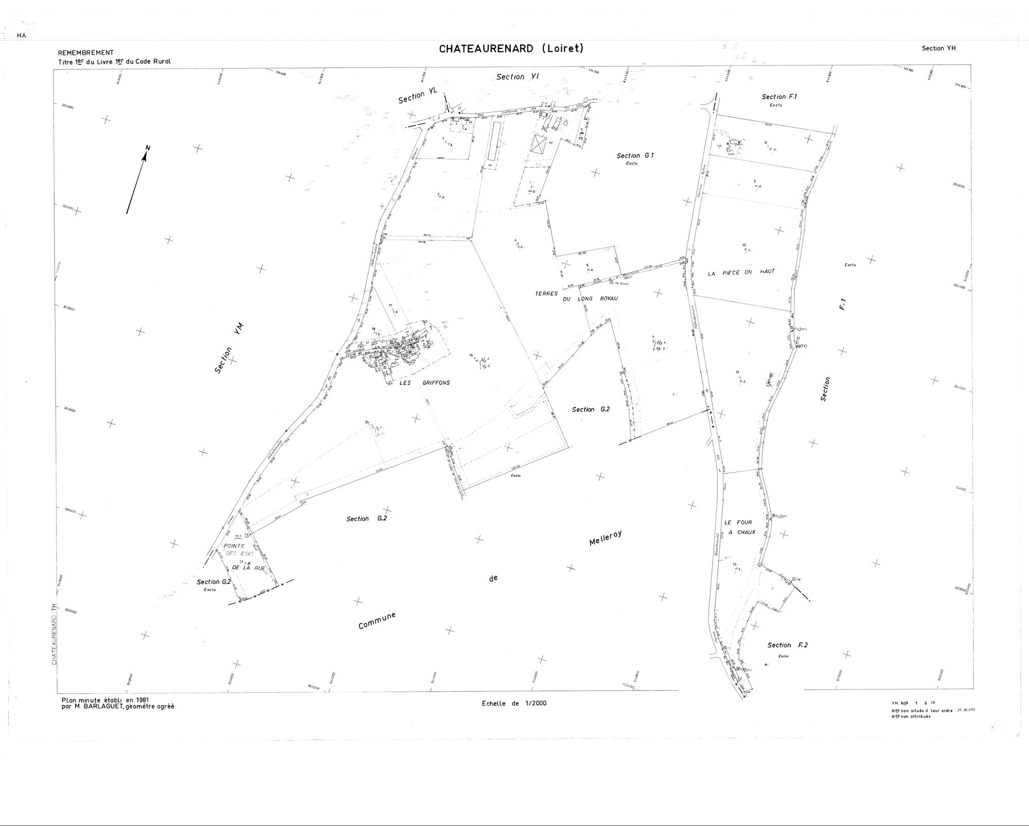 Châteaurenard - Sections