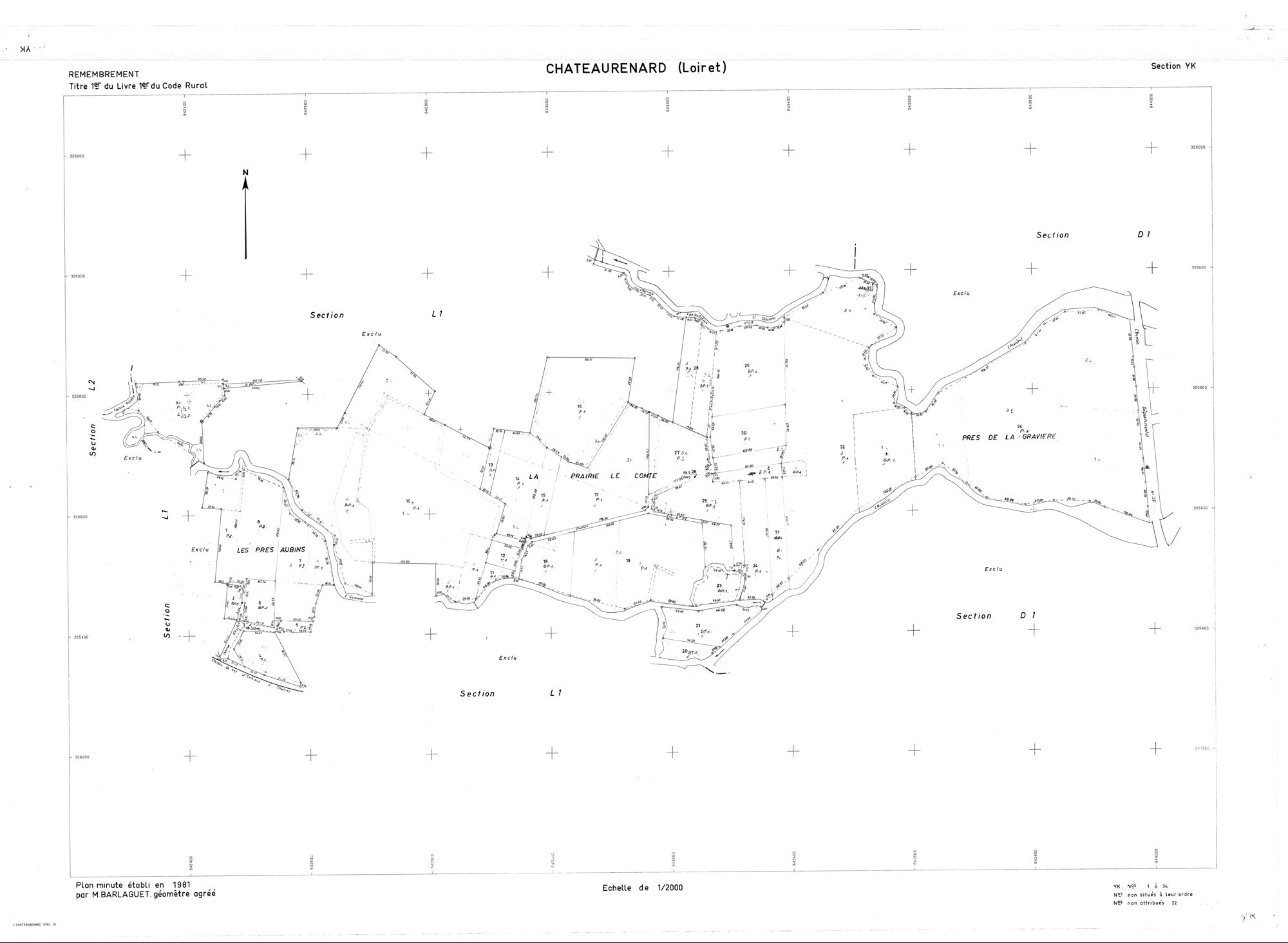 Châteaurenard - Sections