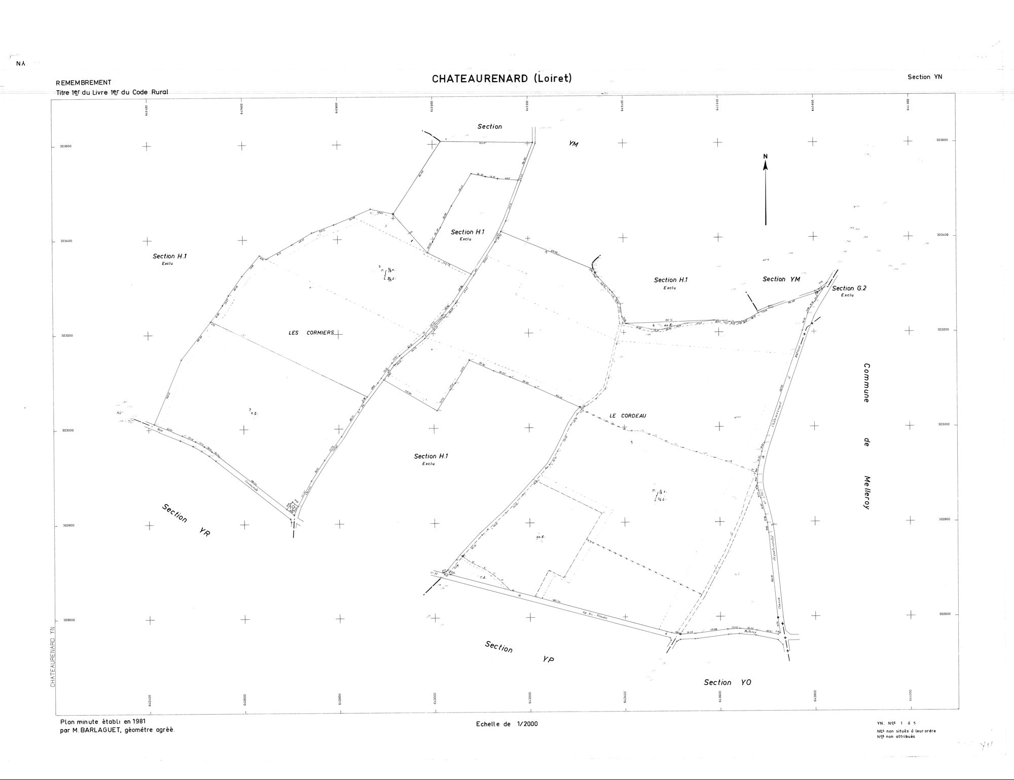 Châteaurenard - Sections