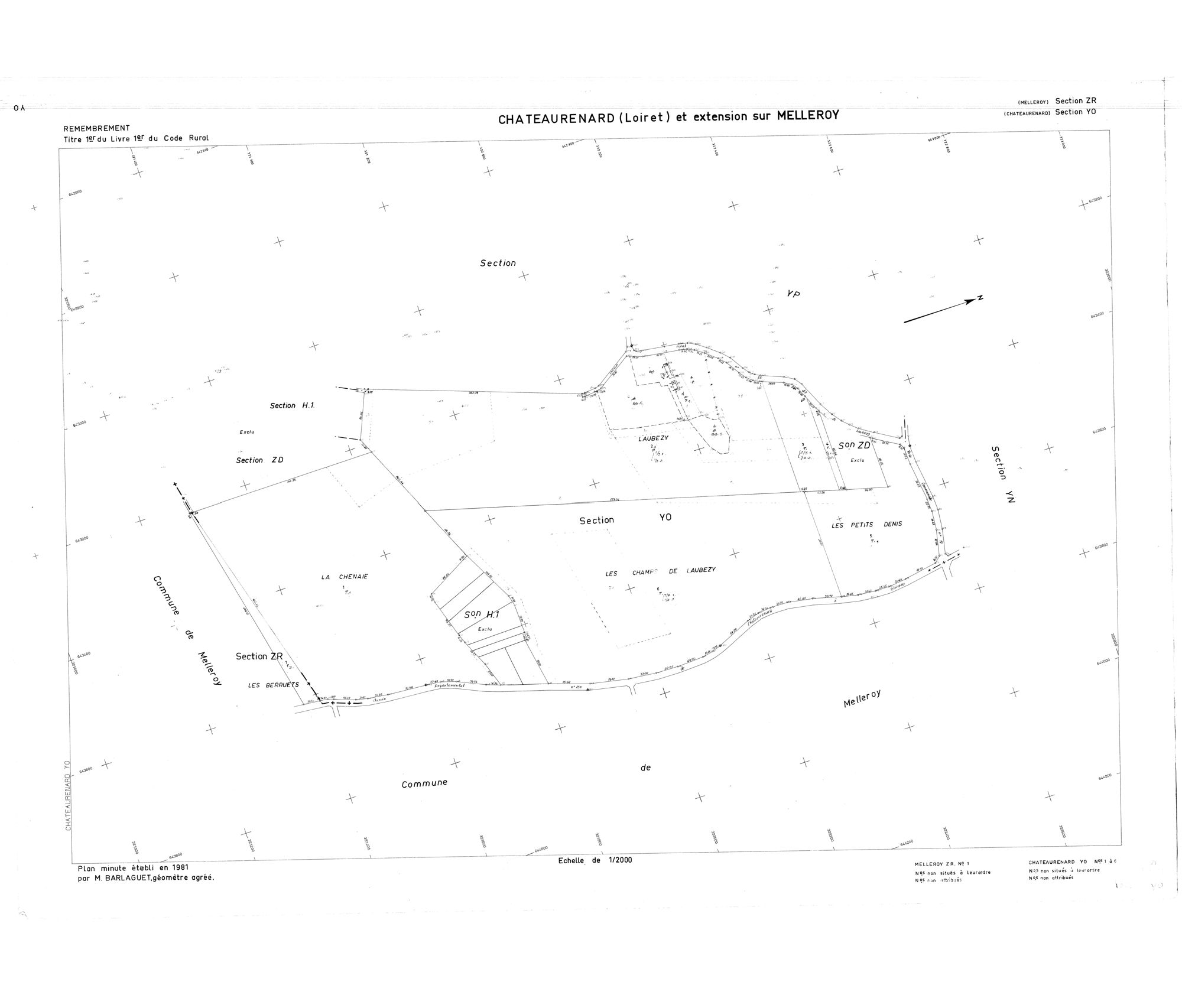 Châteaurenard - Sections