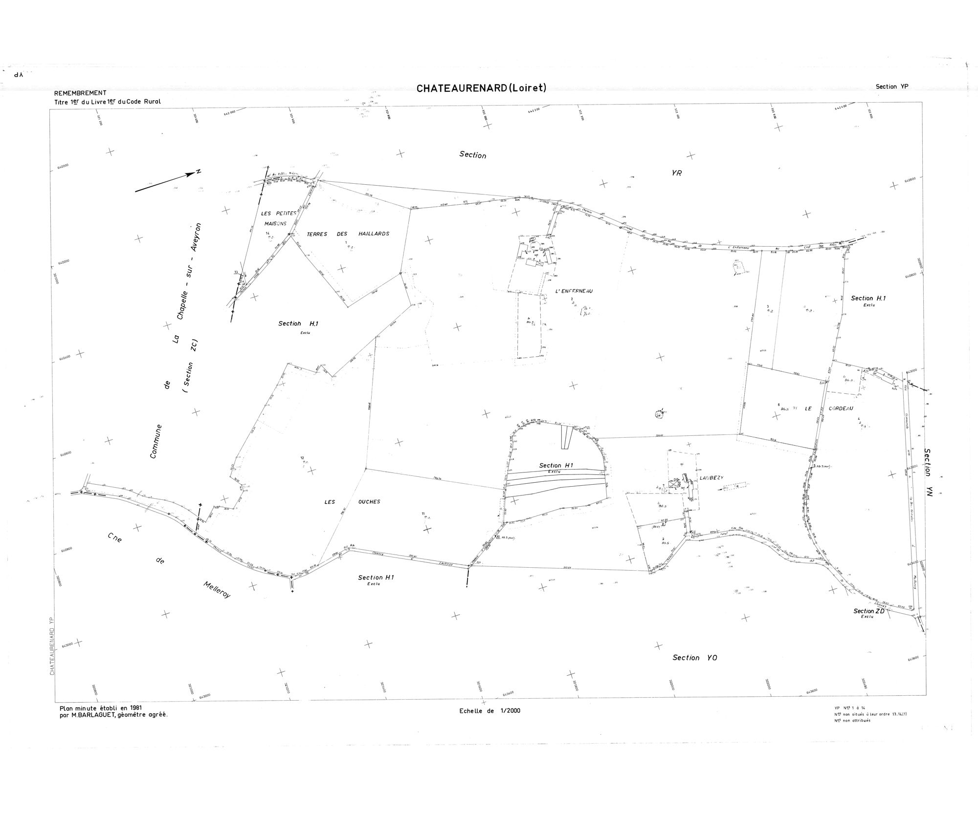 Châteaurenard - Sections