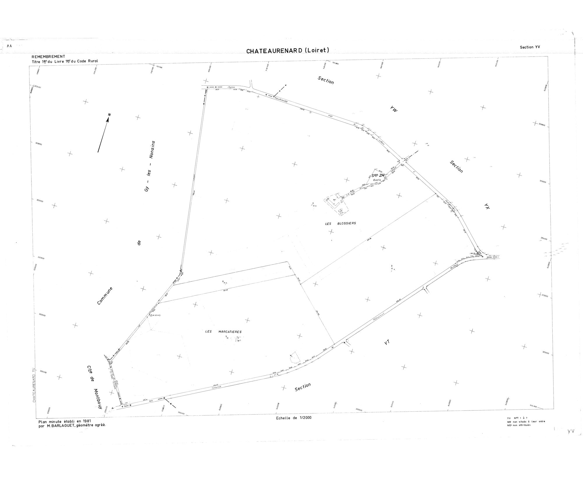 Châteaurenard - Sections