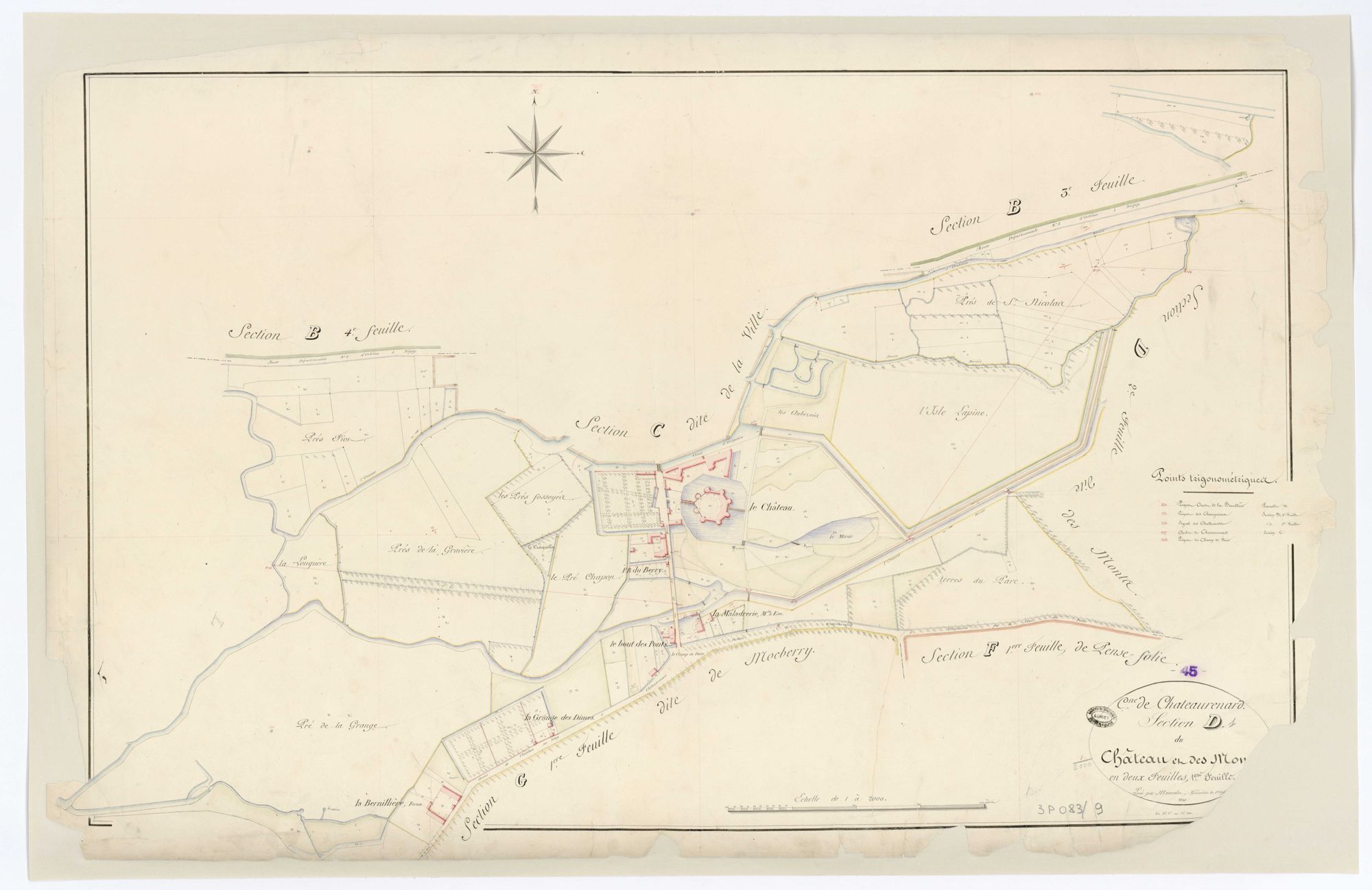 Château-Renard - Sections