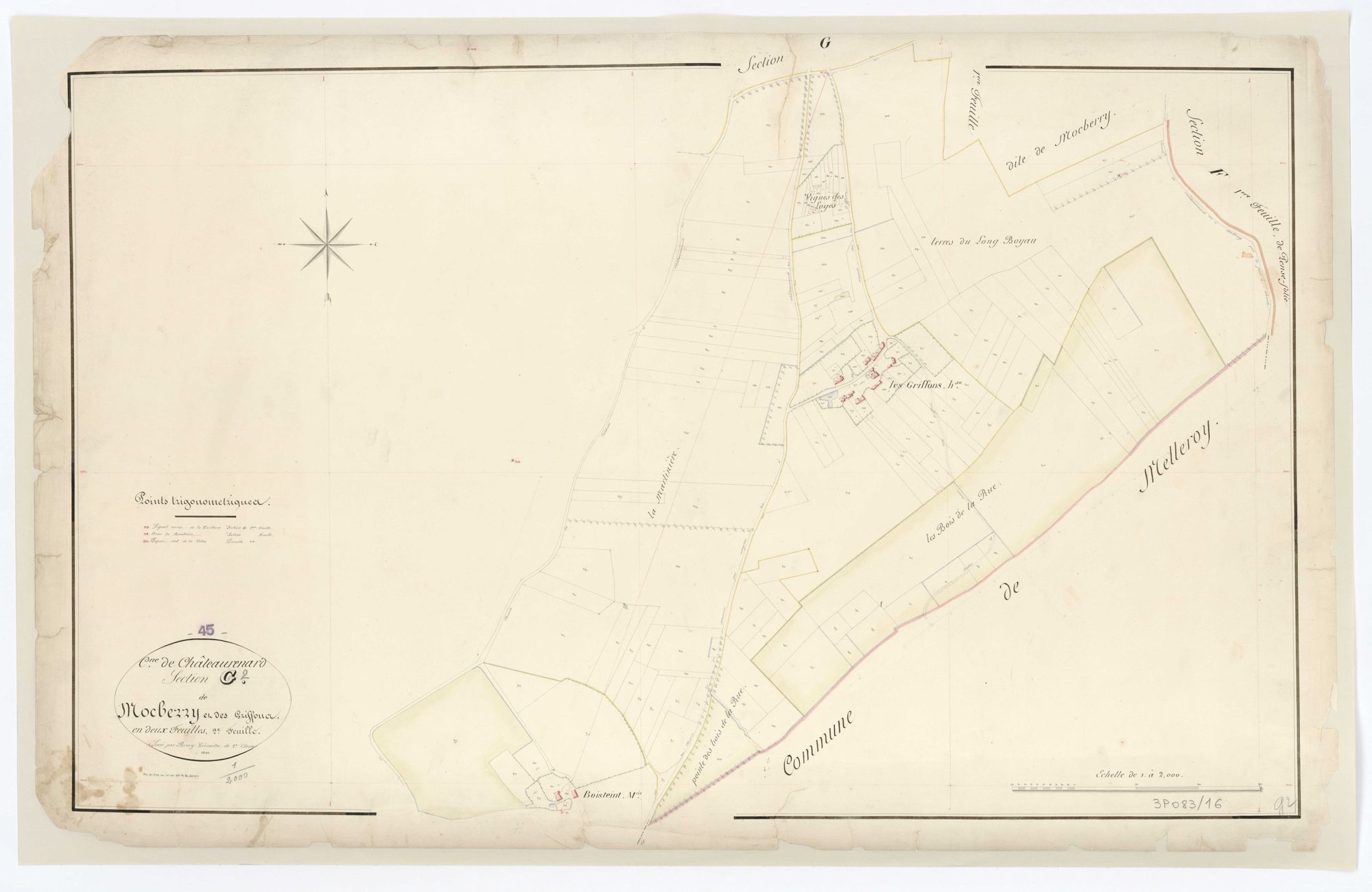 Château-Renard - Sections