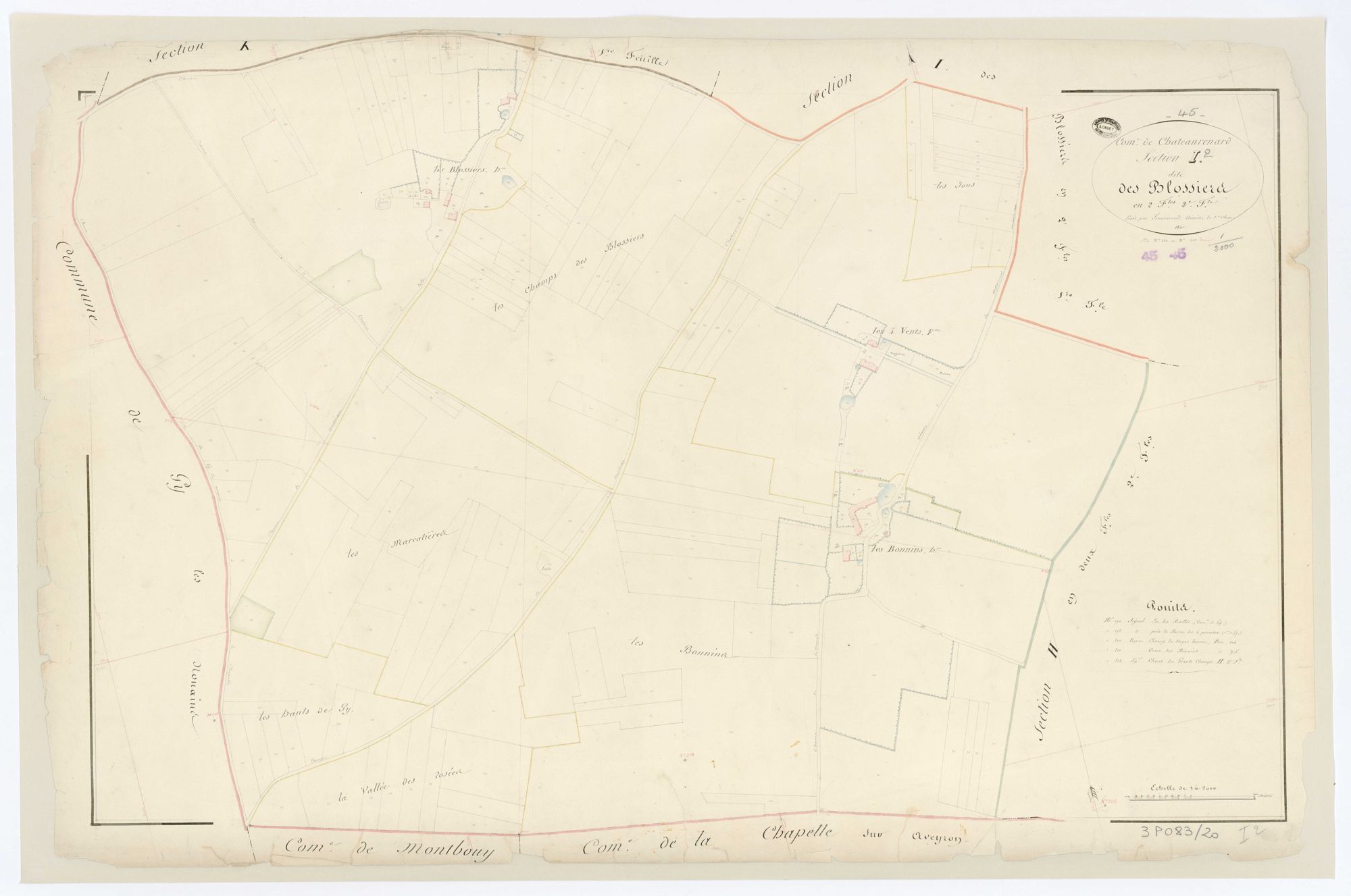 Château-Renard - Sections