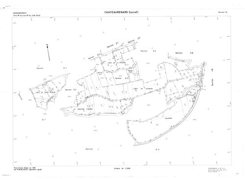 Châteaurenard - Sections