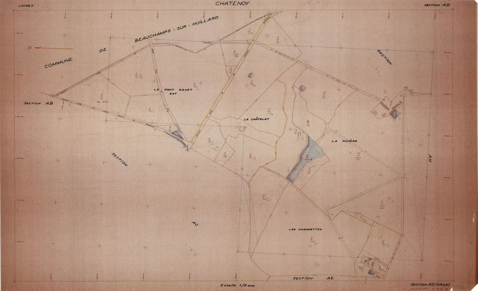 Châtenoy - Sections