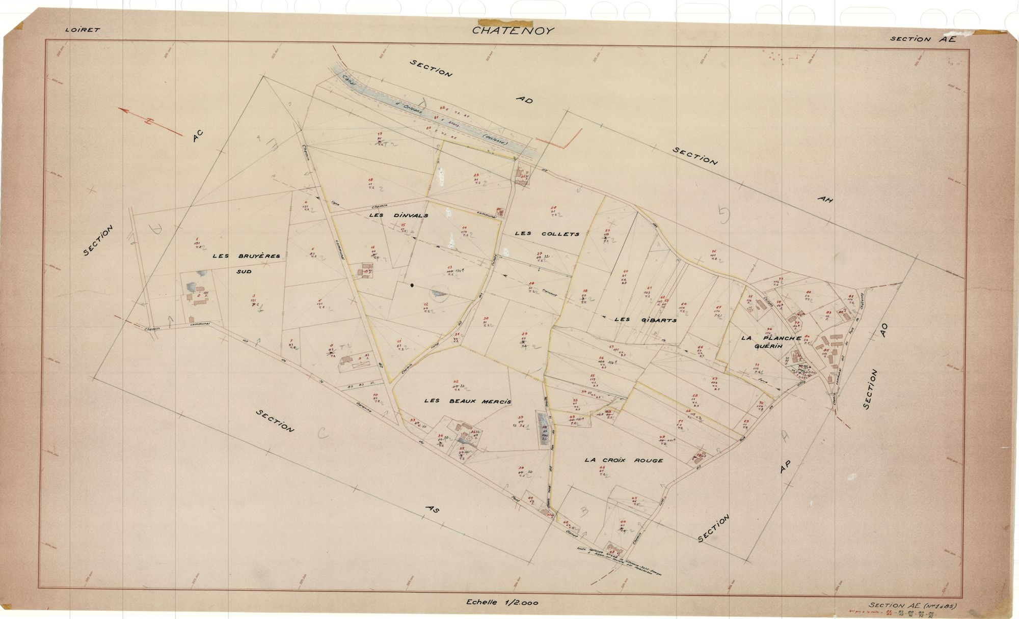 Châtenoy - Sections