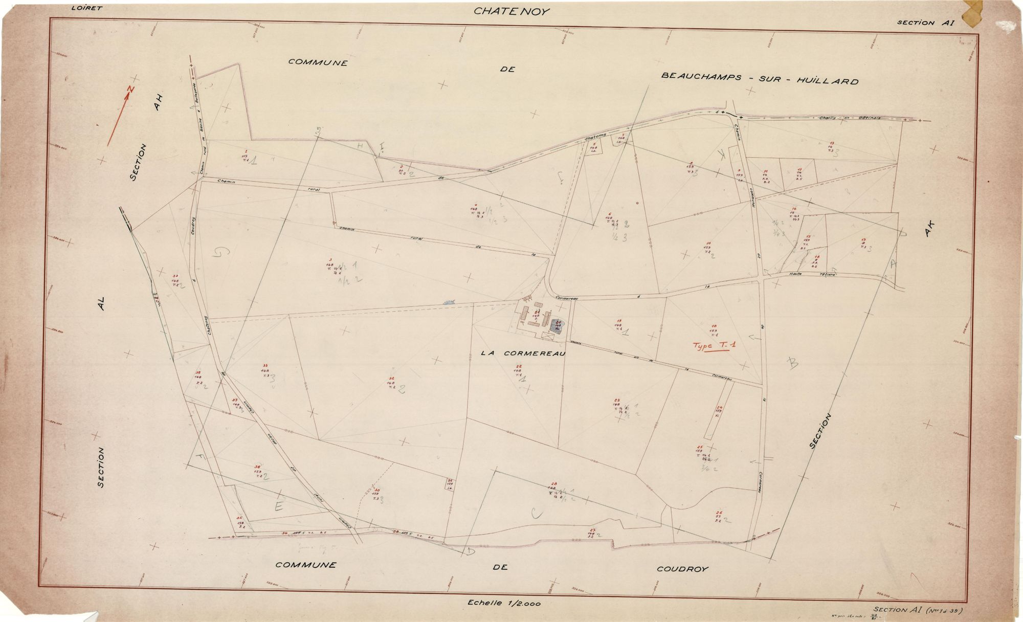 Châtenoy - Sections