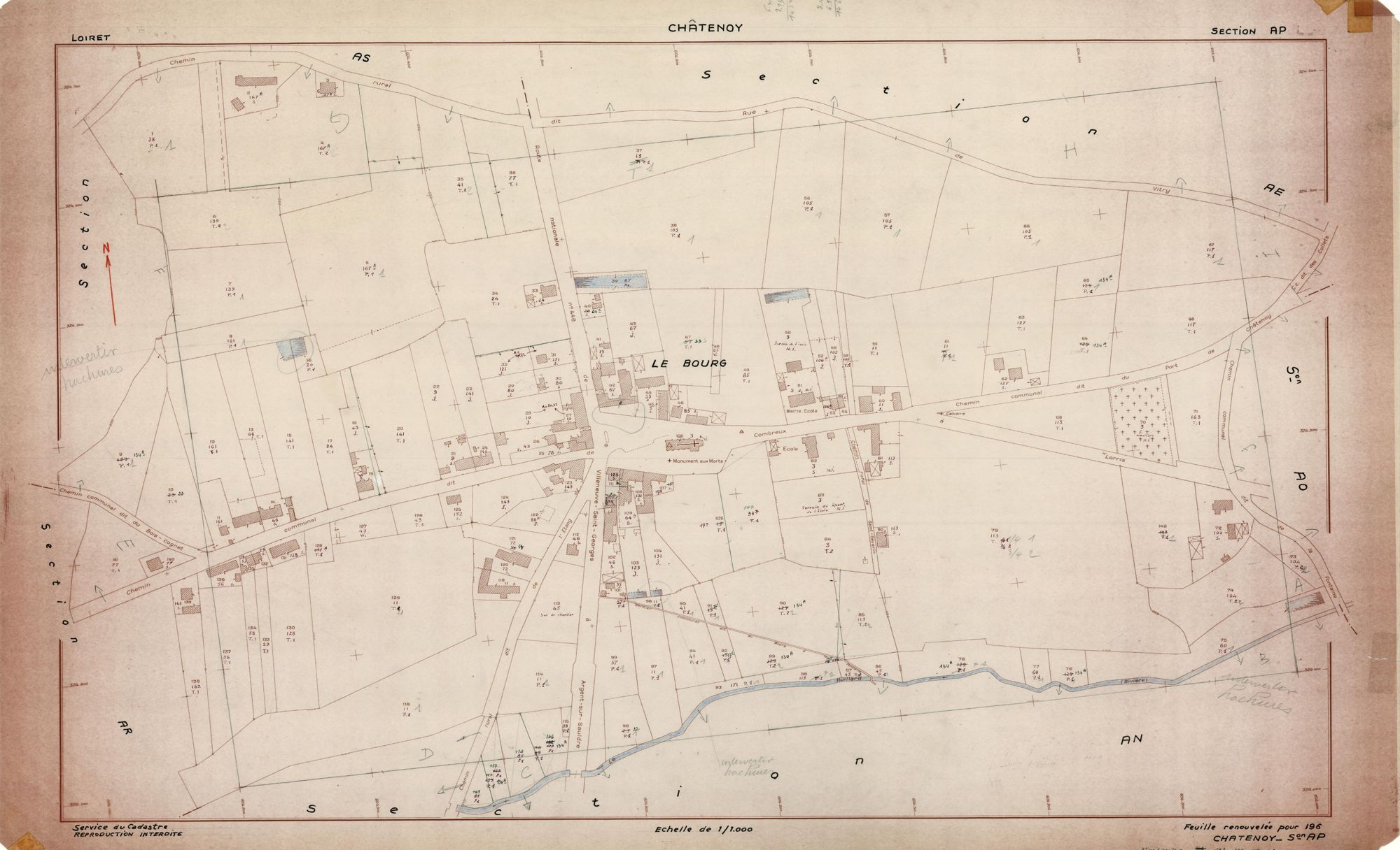 Châtenoy - Sections