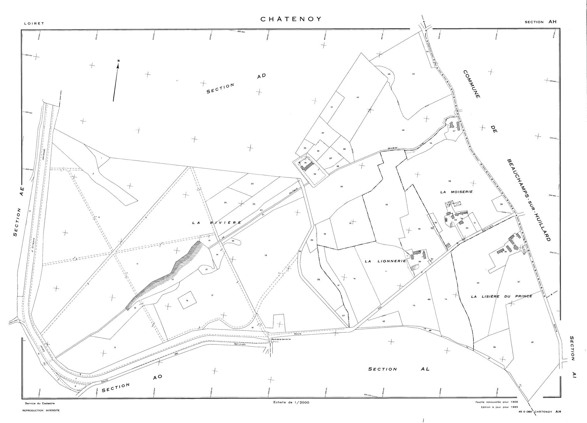 Châtenoy - Sections