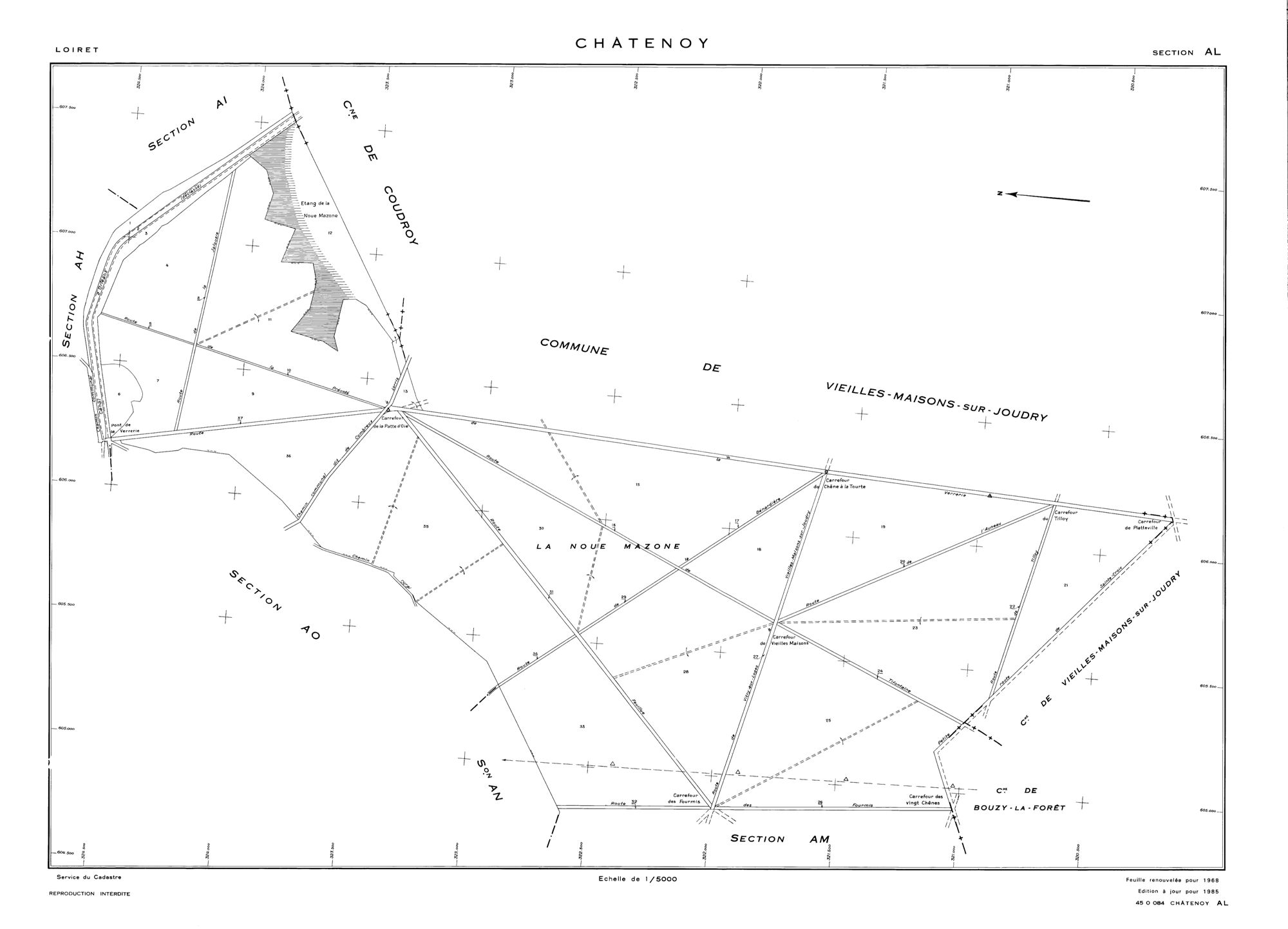 Châtenoy - Sections