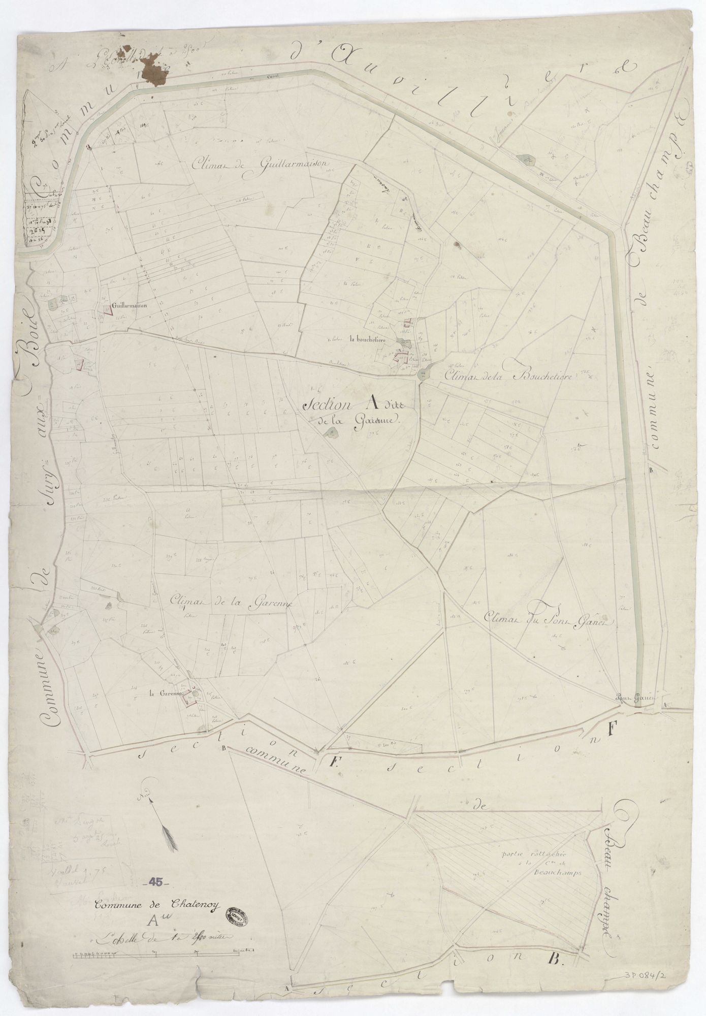 Châtenoy - Sections