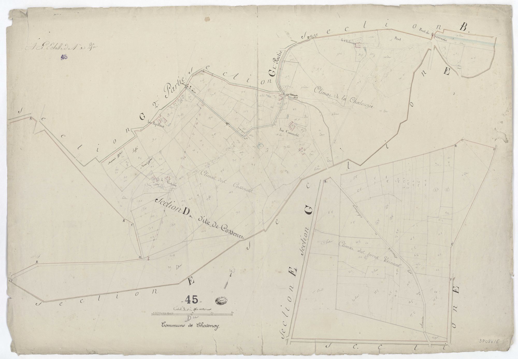 Châtenoy - Sections