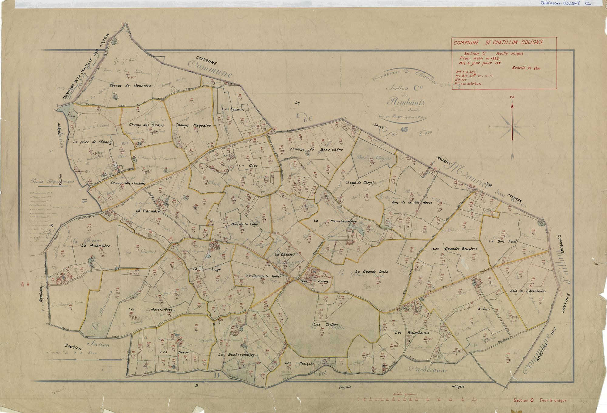 Châtillon-Coligny - Sections