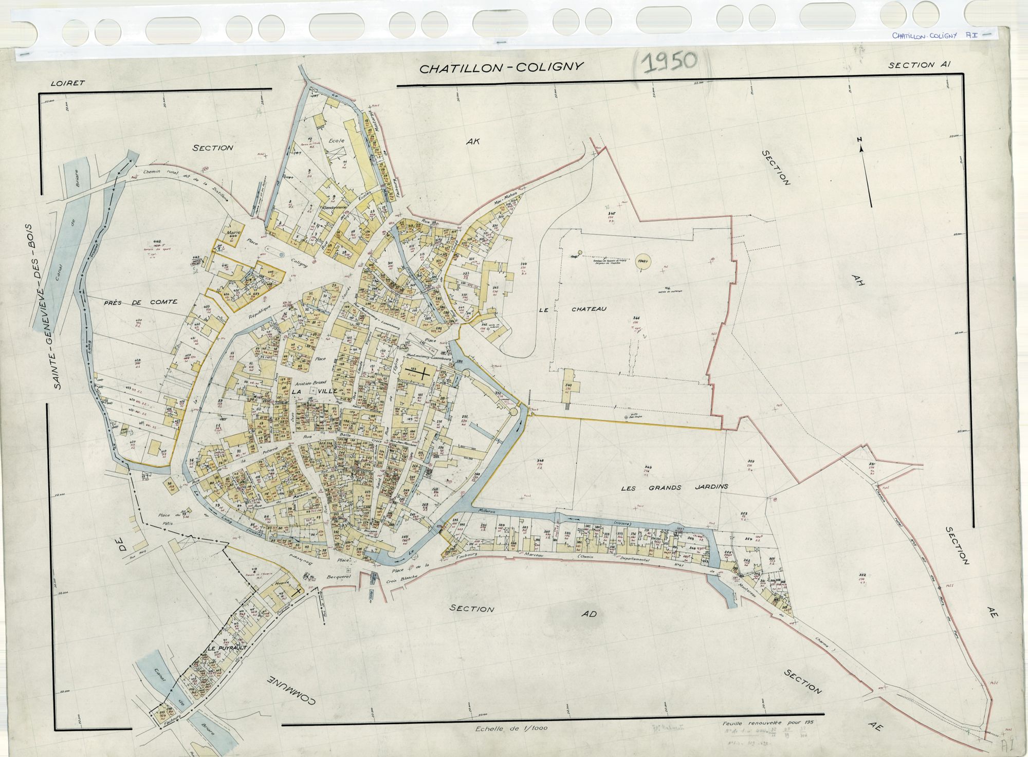 Châtillon-Coligny - Sections