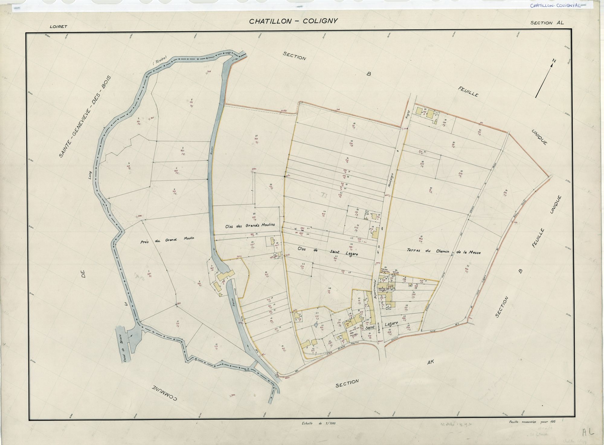 Châtillon-Coligny - Sections