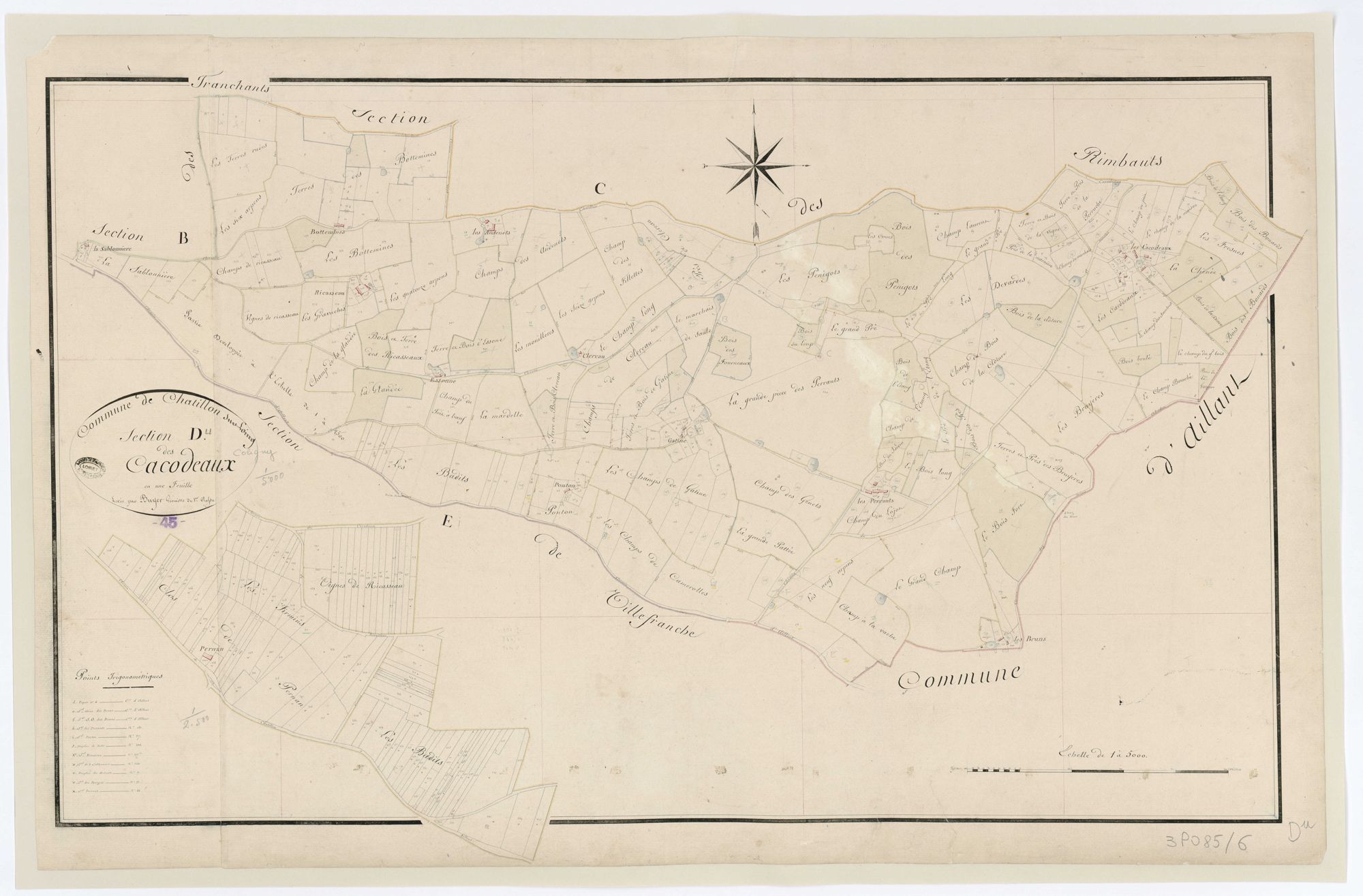 Châtillon-Coligny - Sections