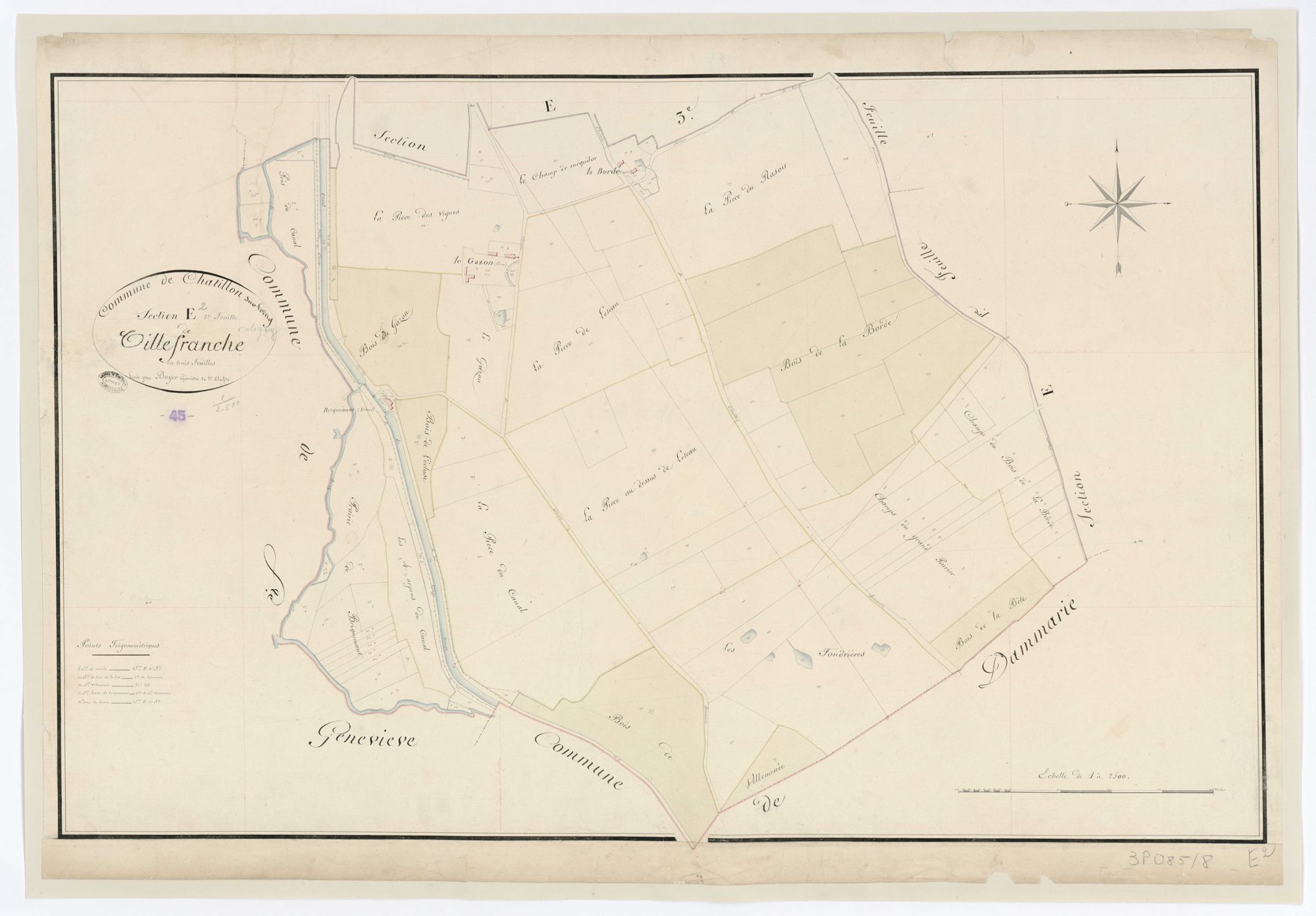 Châtillon-Coligny - Sections