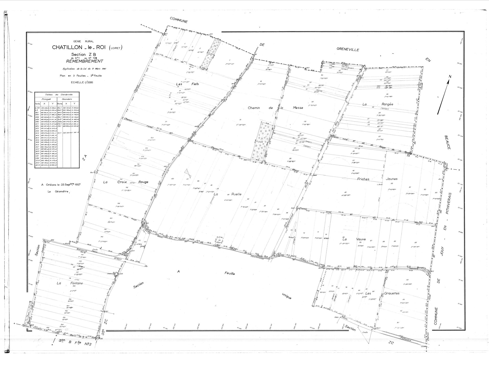Châtillon-le-Roi - Sections