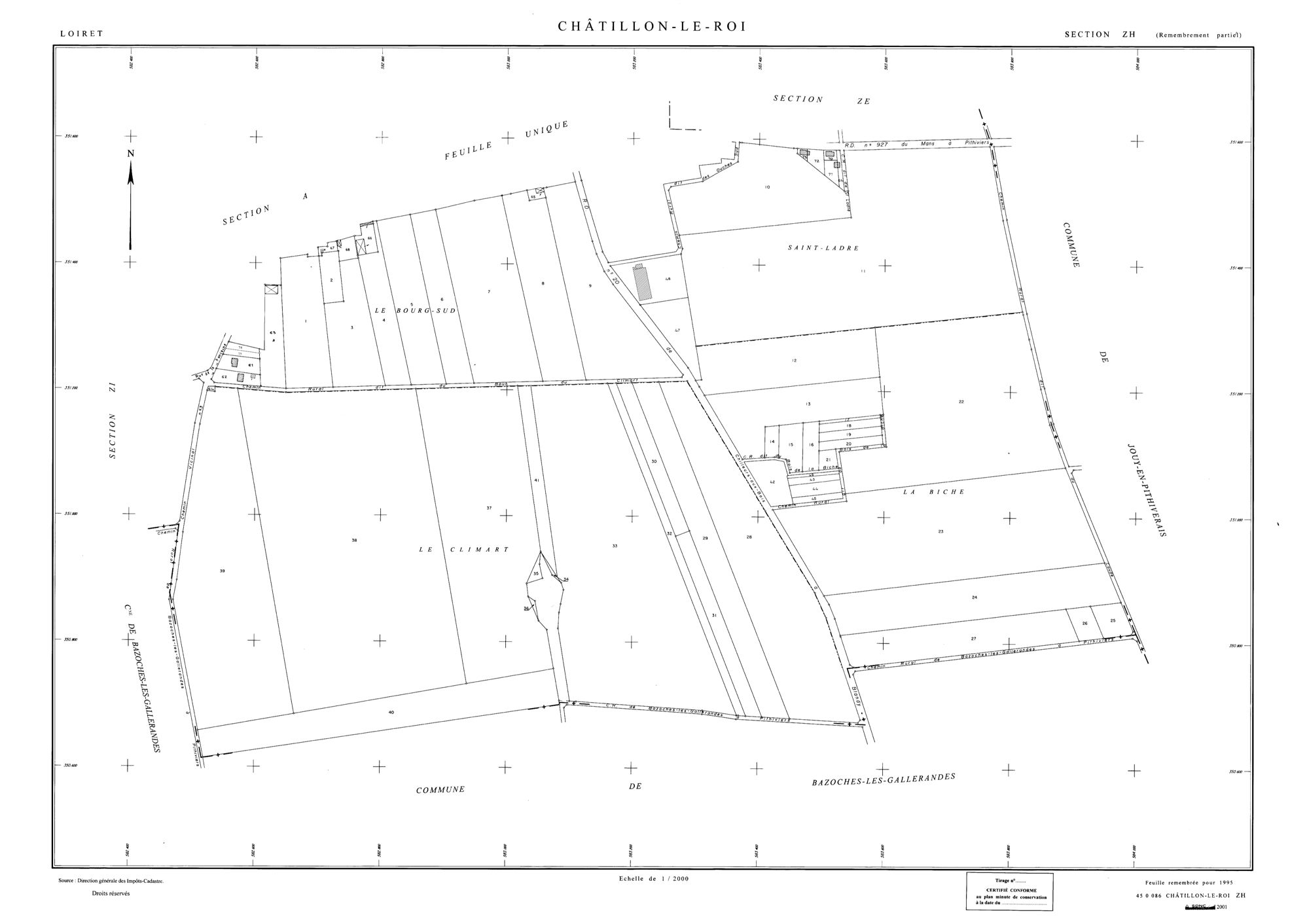 Châtillon-le-Roi - Sections