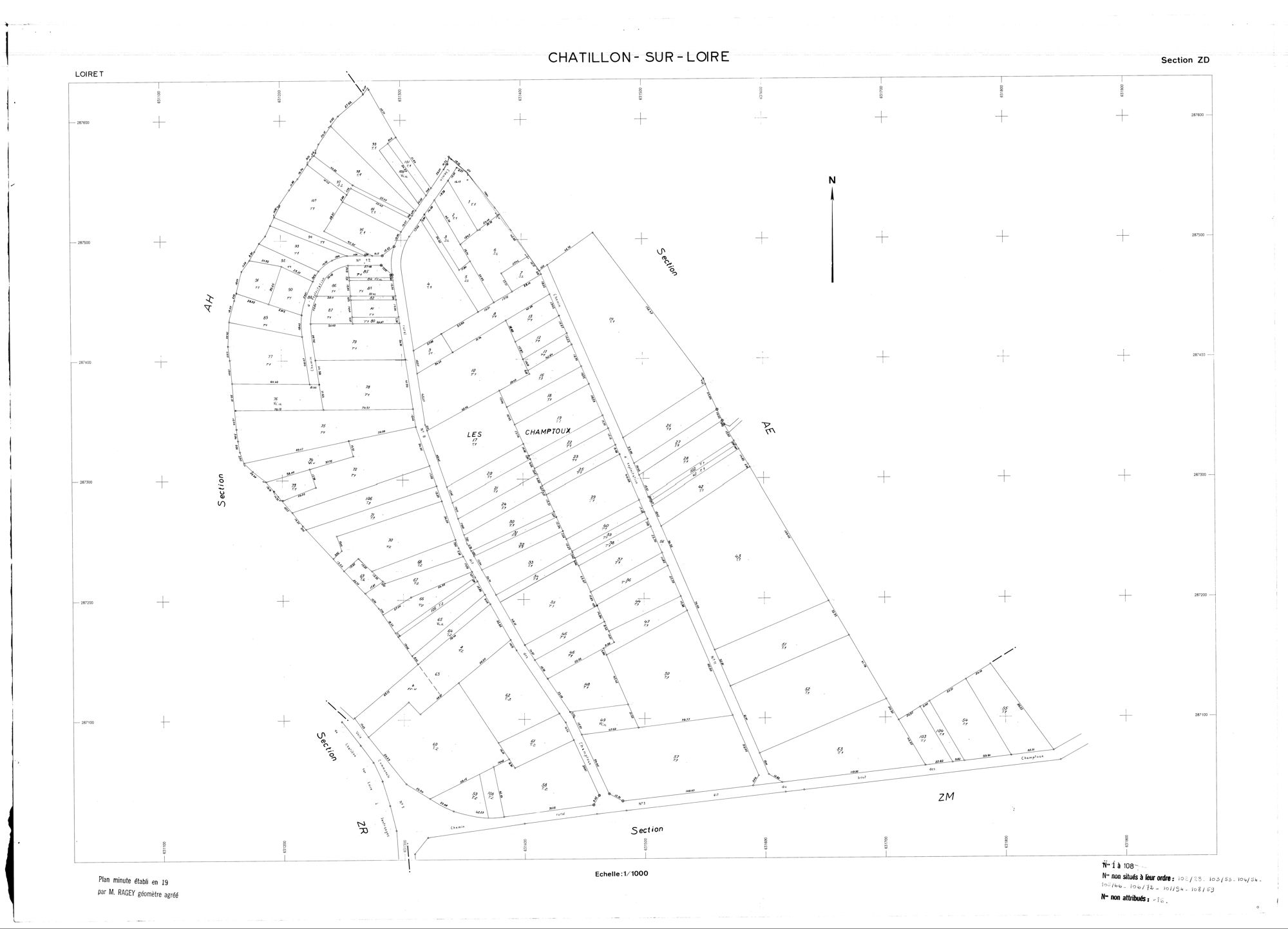 Châtillon-sur-Loire - Sections