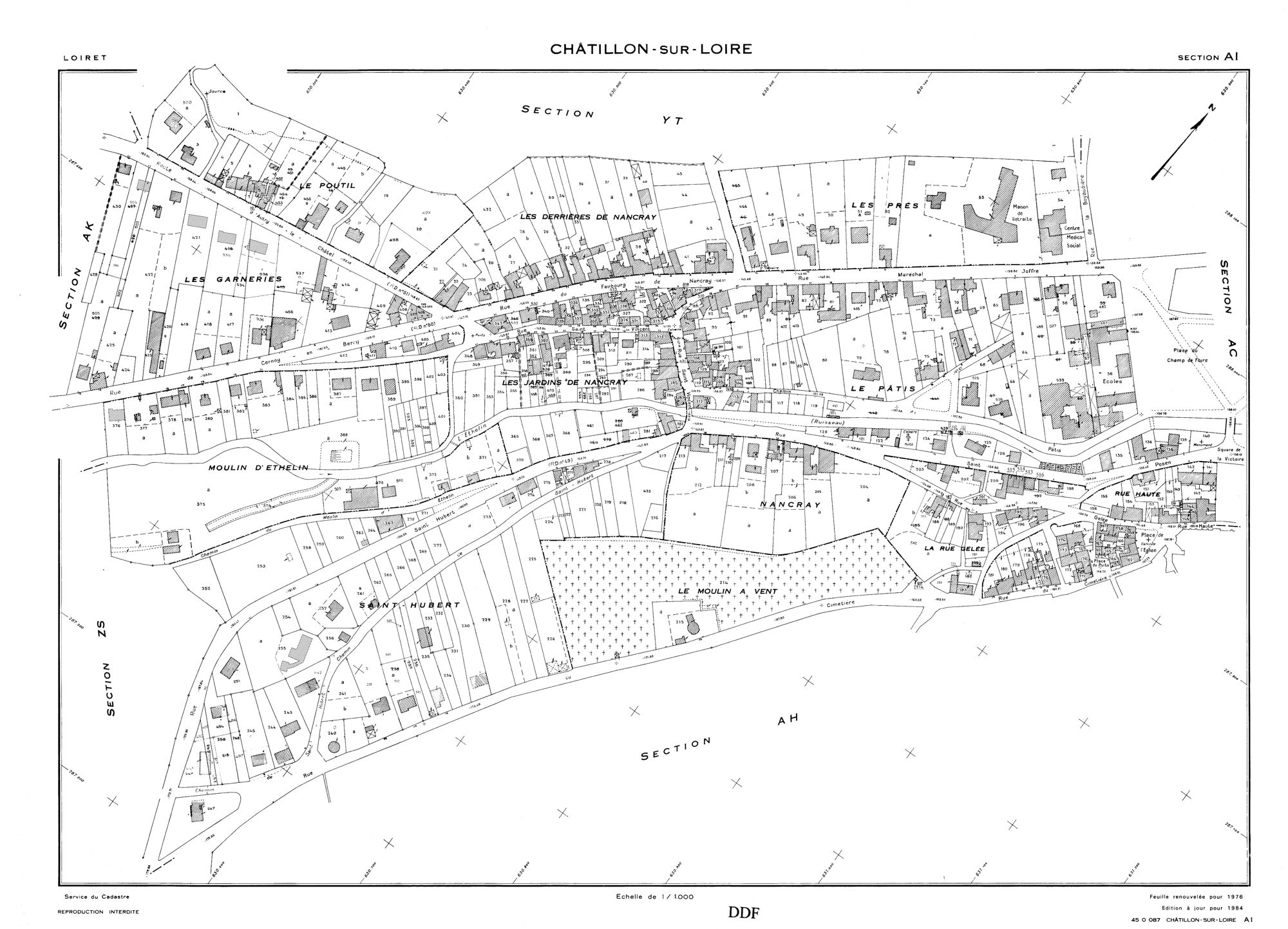 Châtillon-sur-Loire - Sections
