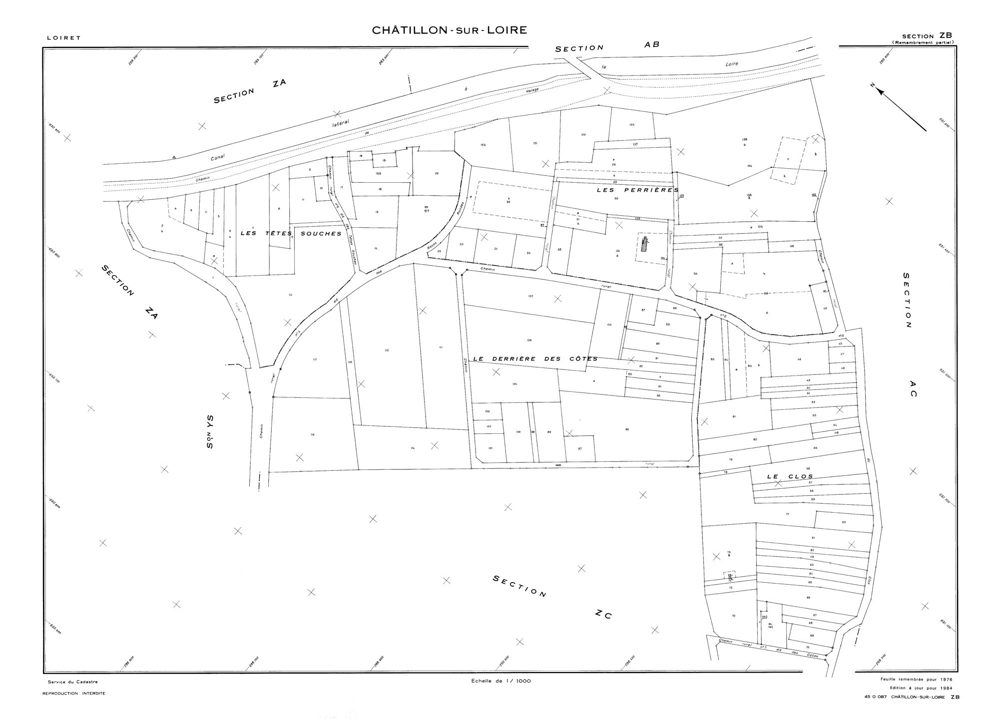 Châtillon-sur-Loire - Sections