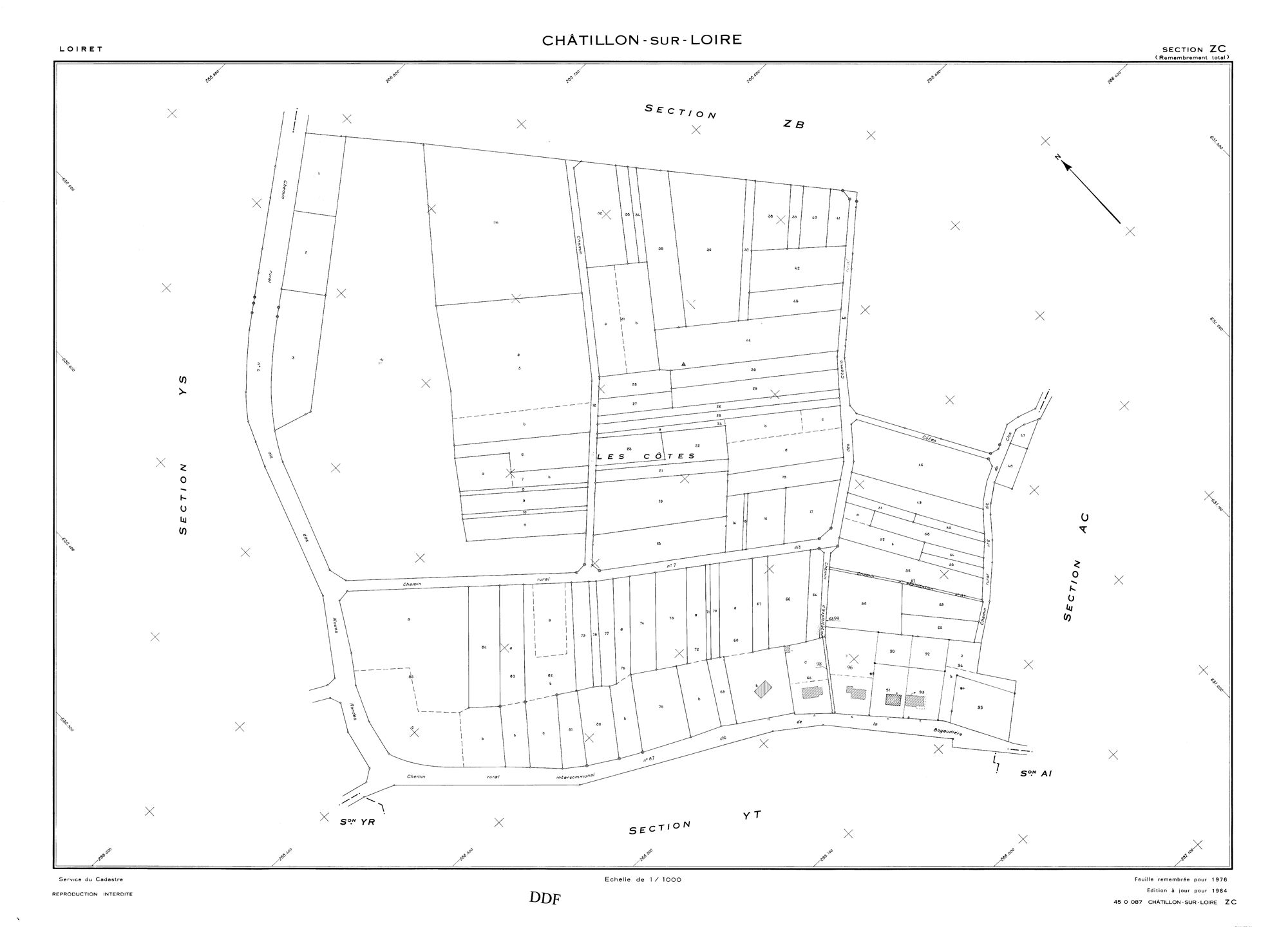 Châtillon-sur-Loire - Sections