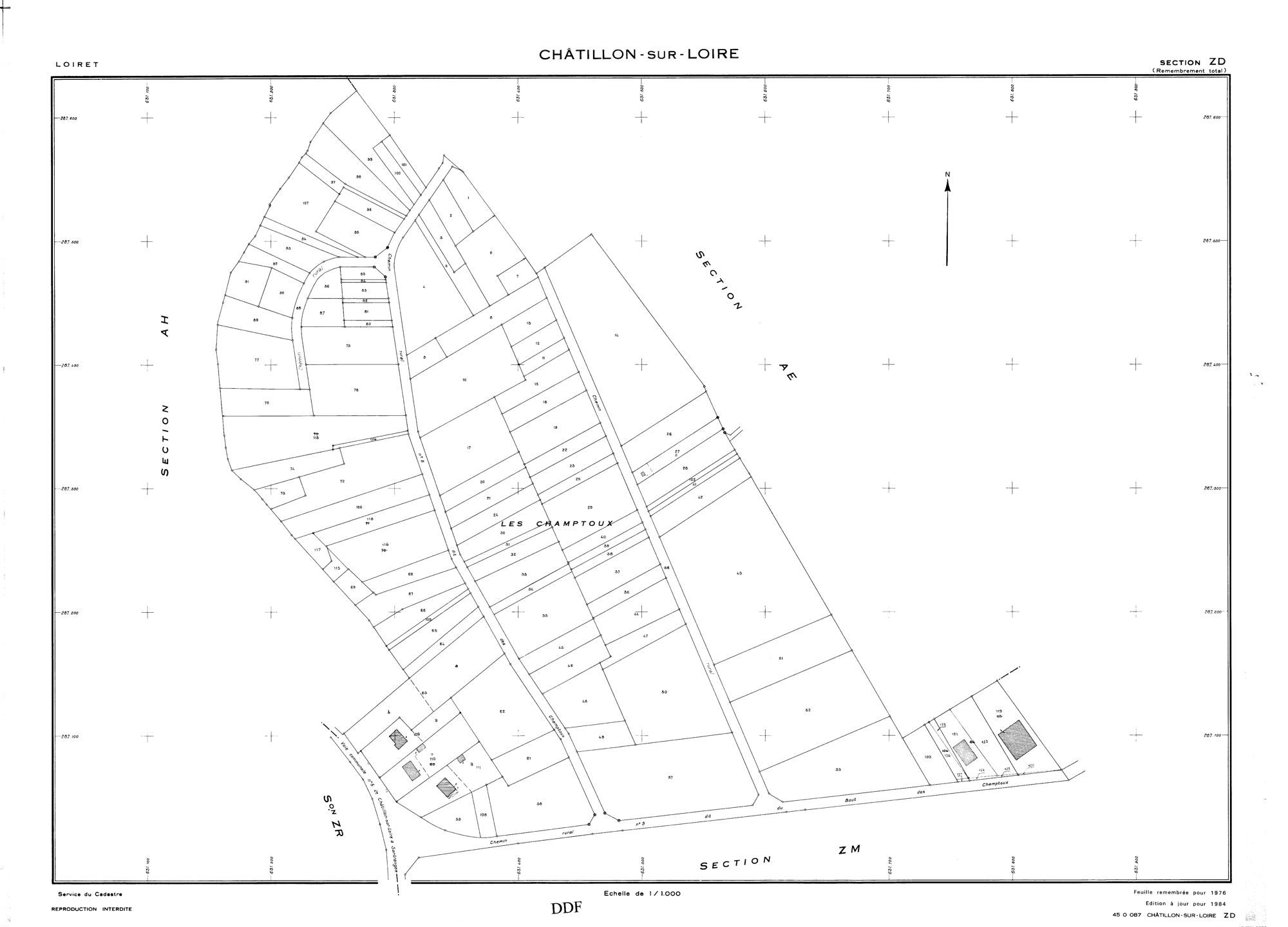 Châtillon-sur-Loire - Sections