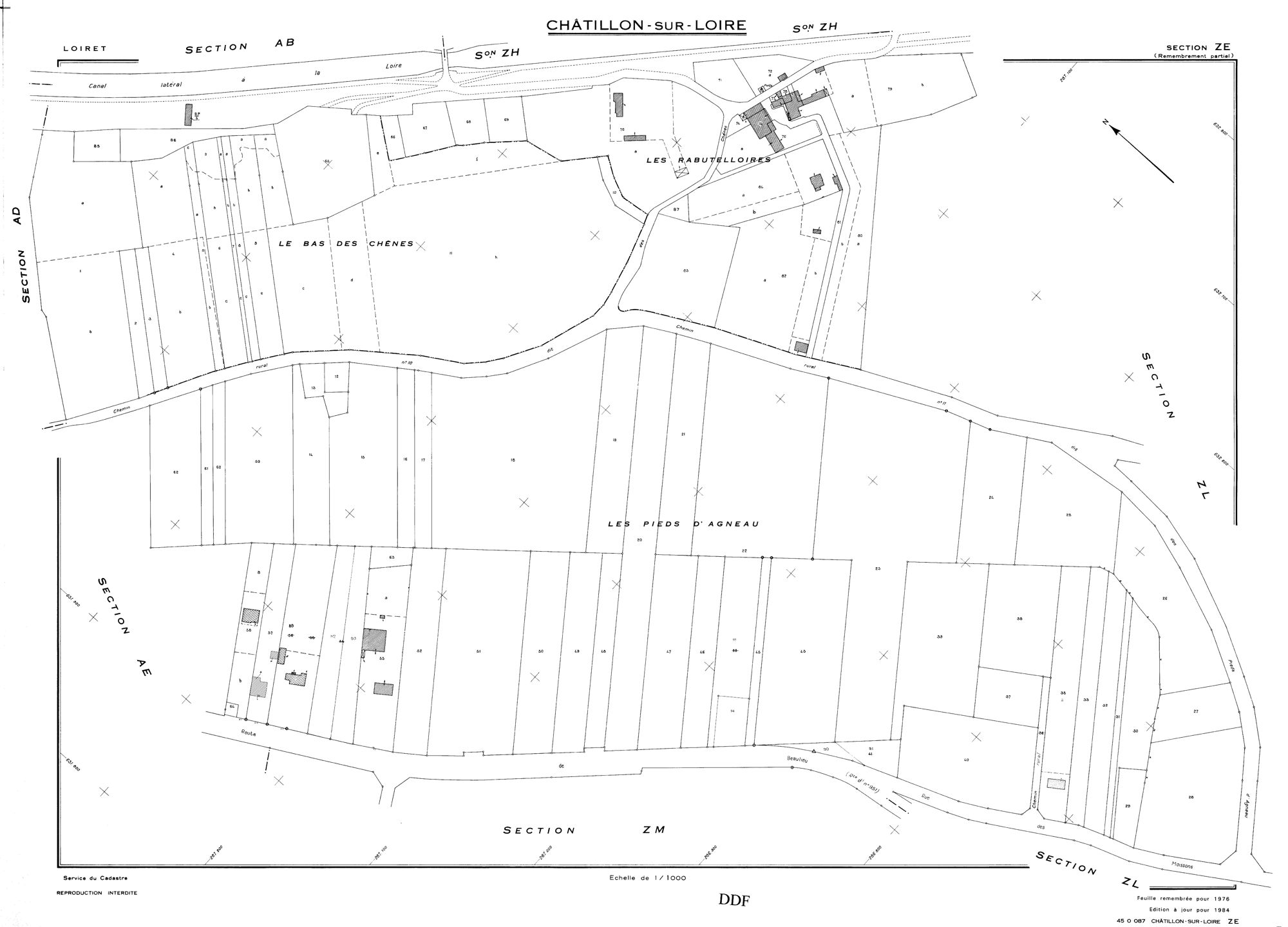 Châtillon-sur-Loire - Sections