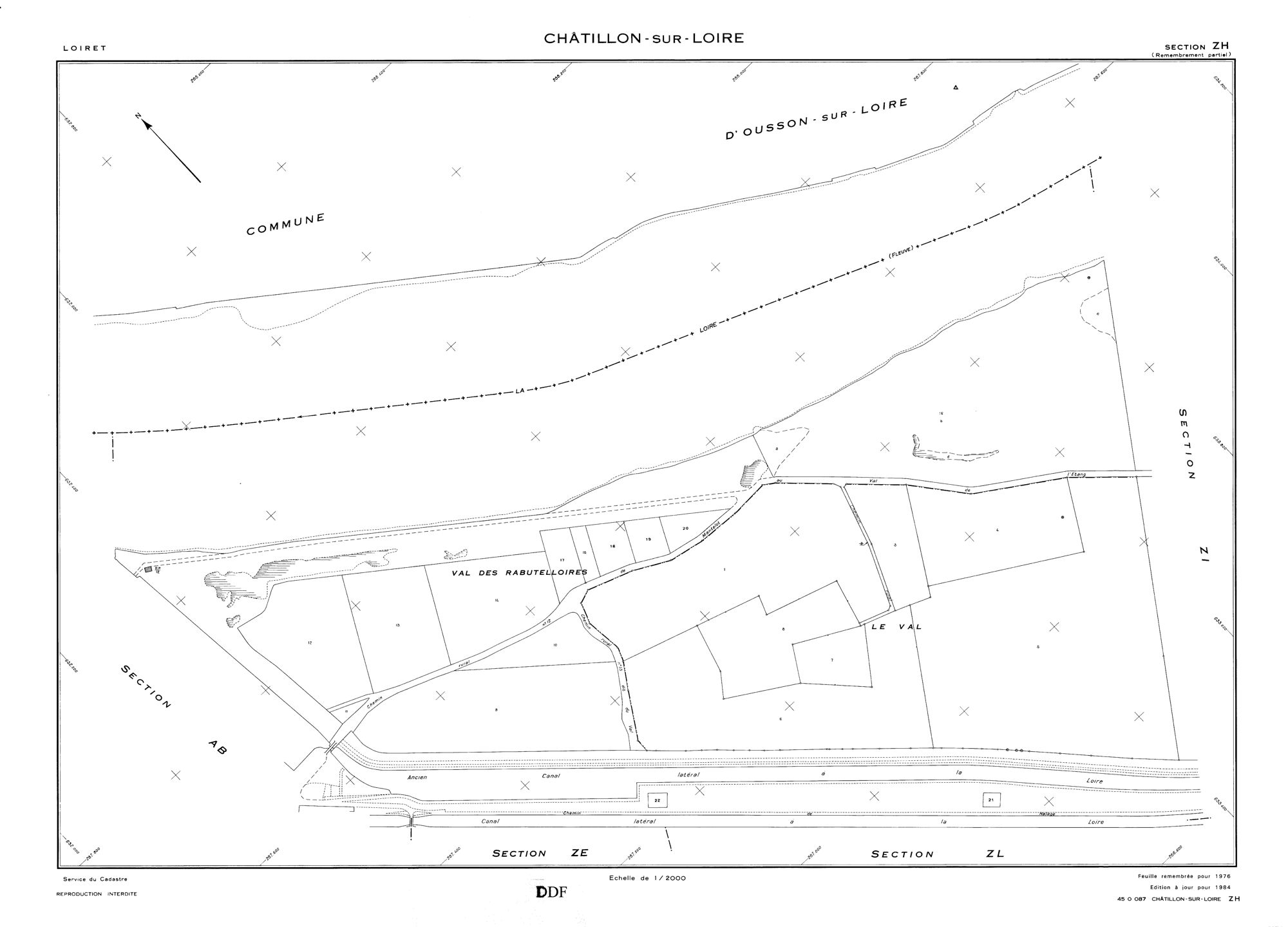 Châtillon-sur-Loire - Sections