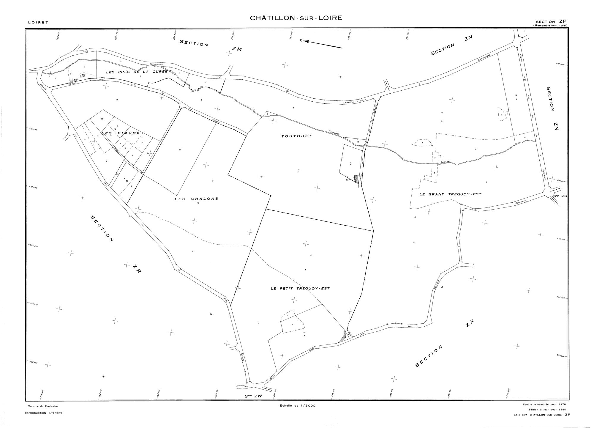 Châtillon-sur-Loire - Sections