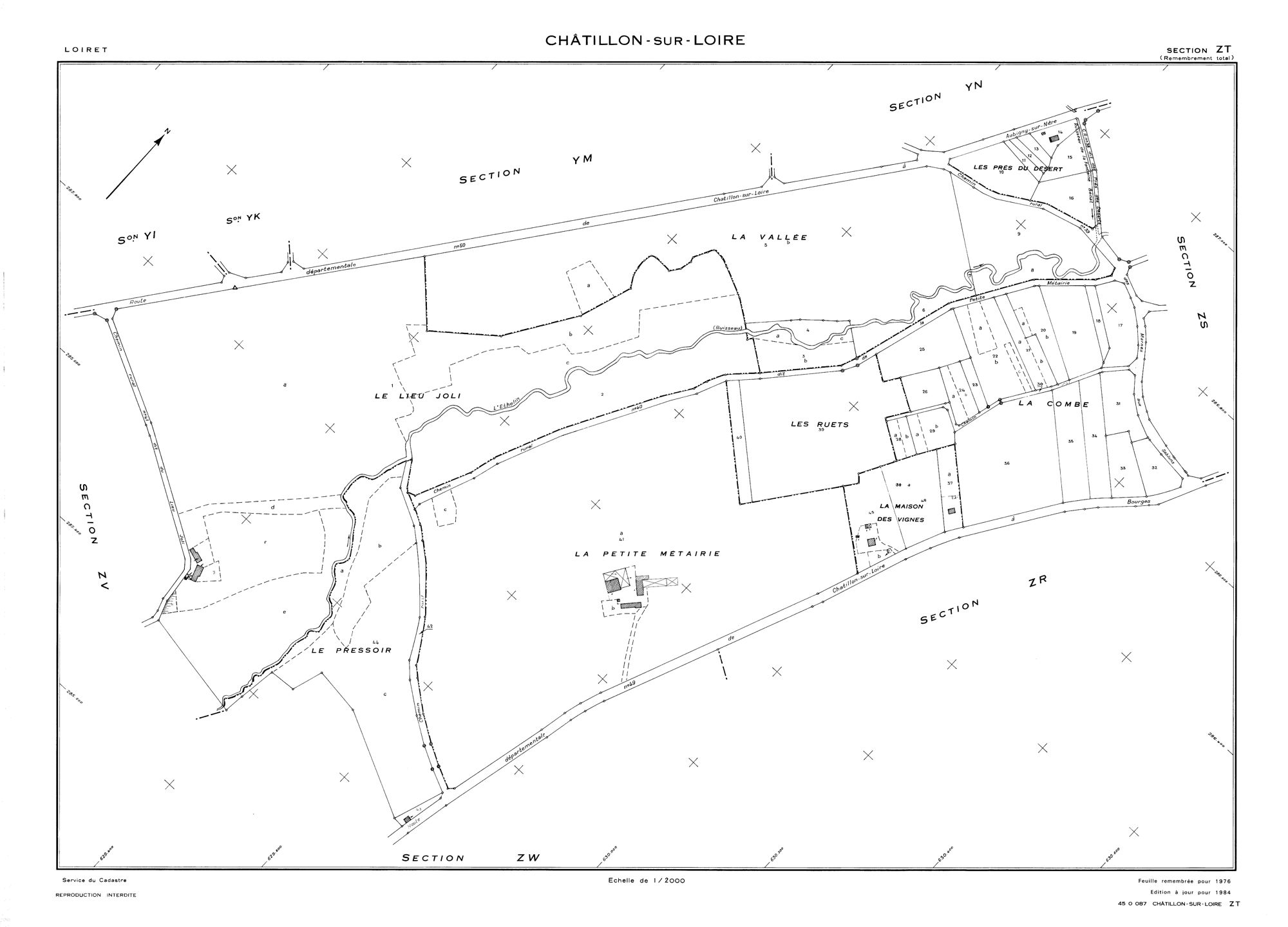 Châtillon-sur-Loire - Sections