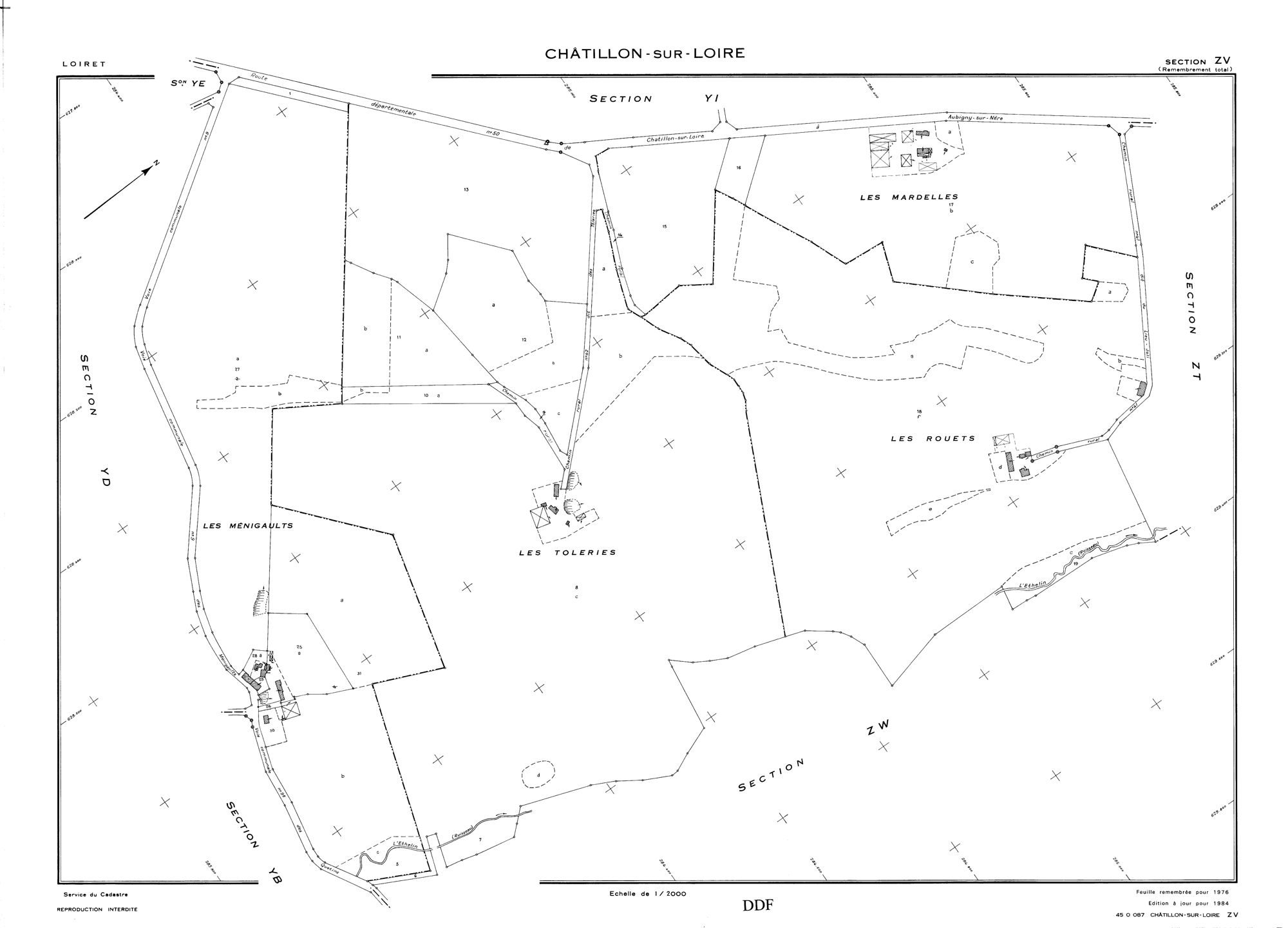 Châtillon-sur-Loire - Sections