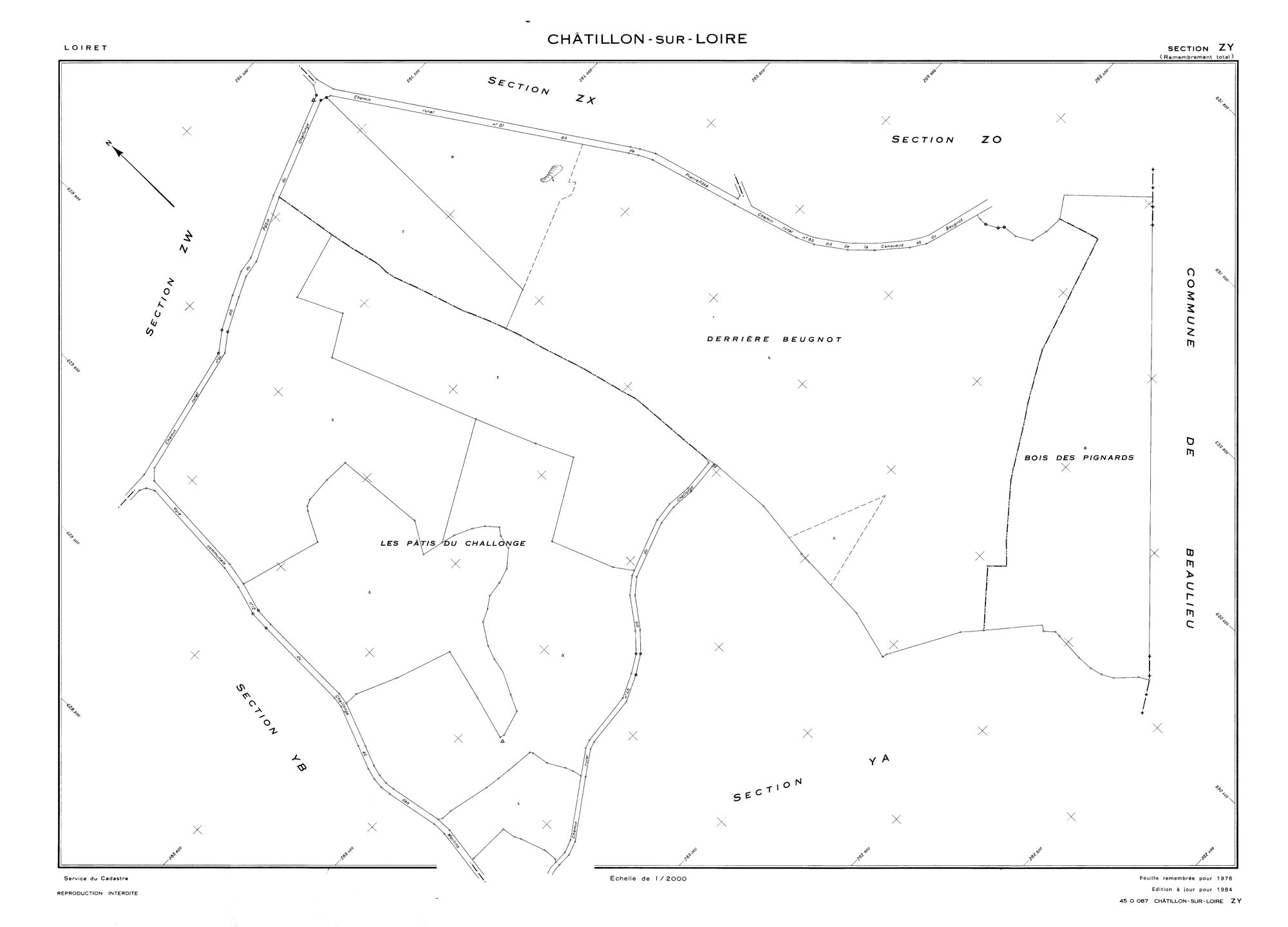 Châtillon-sur-Loire - Sections