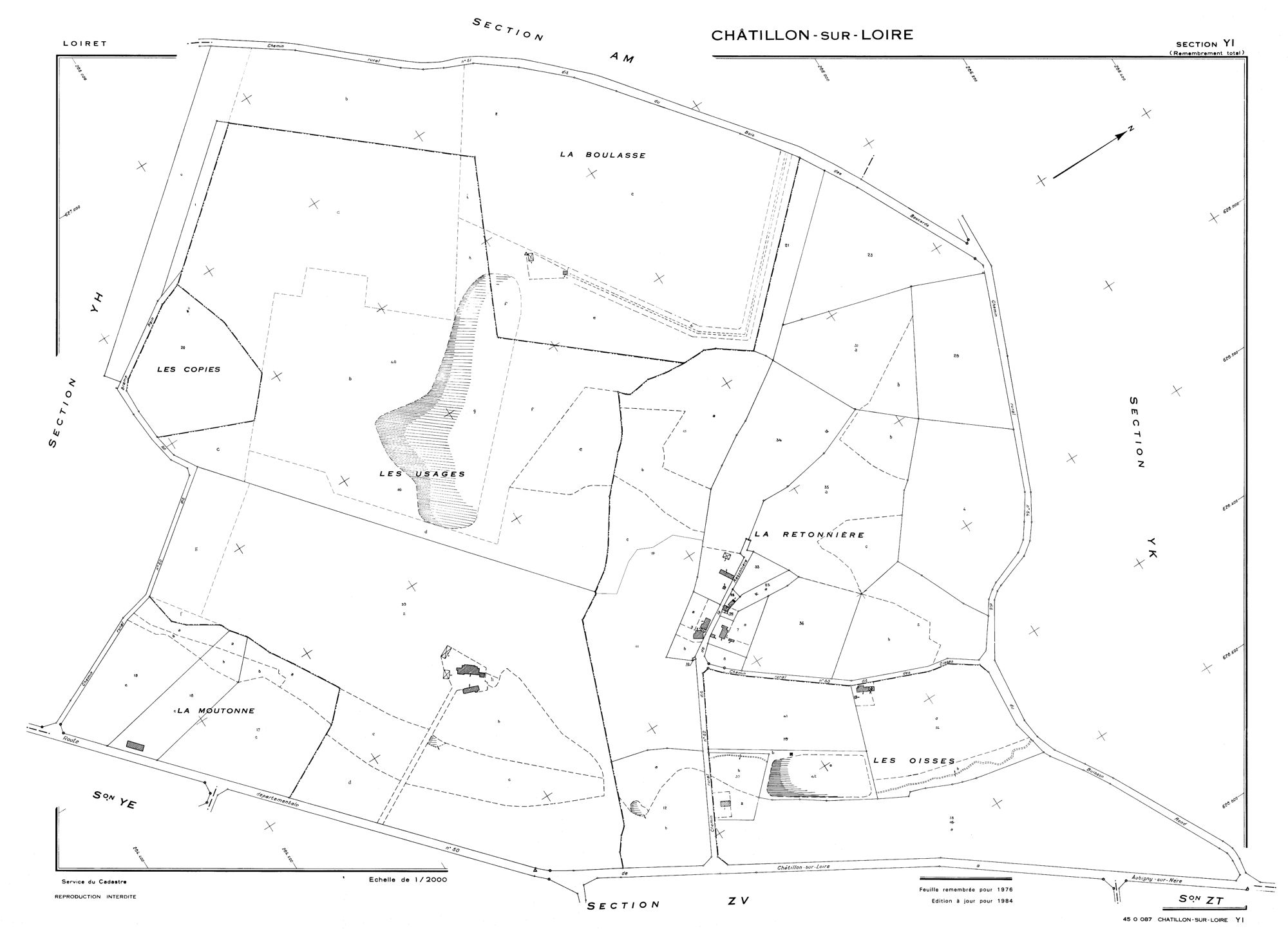 Châtillon-sur-Loire - Sections