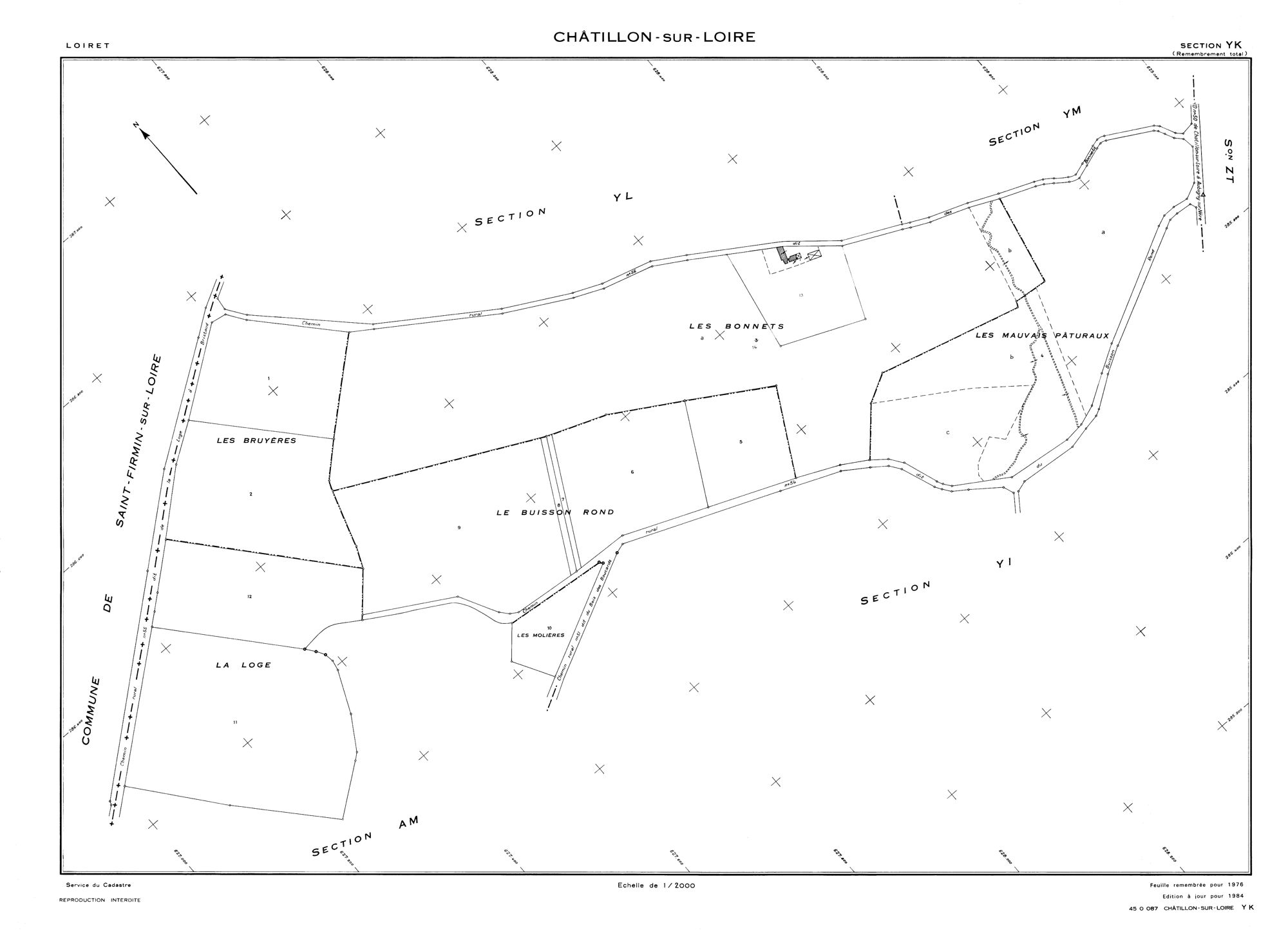Châtillon-sur-Loire - Sections