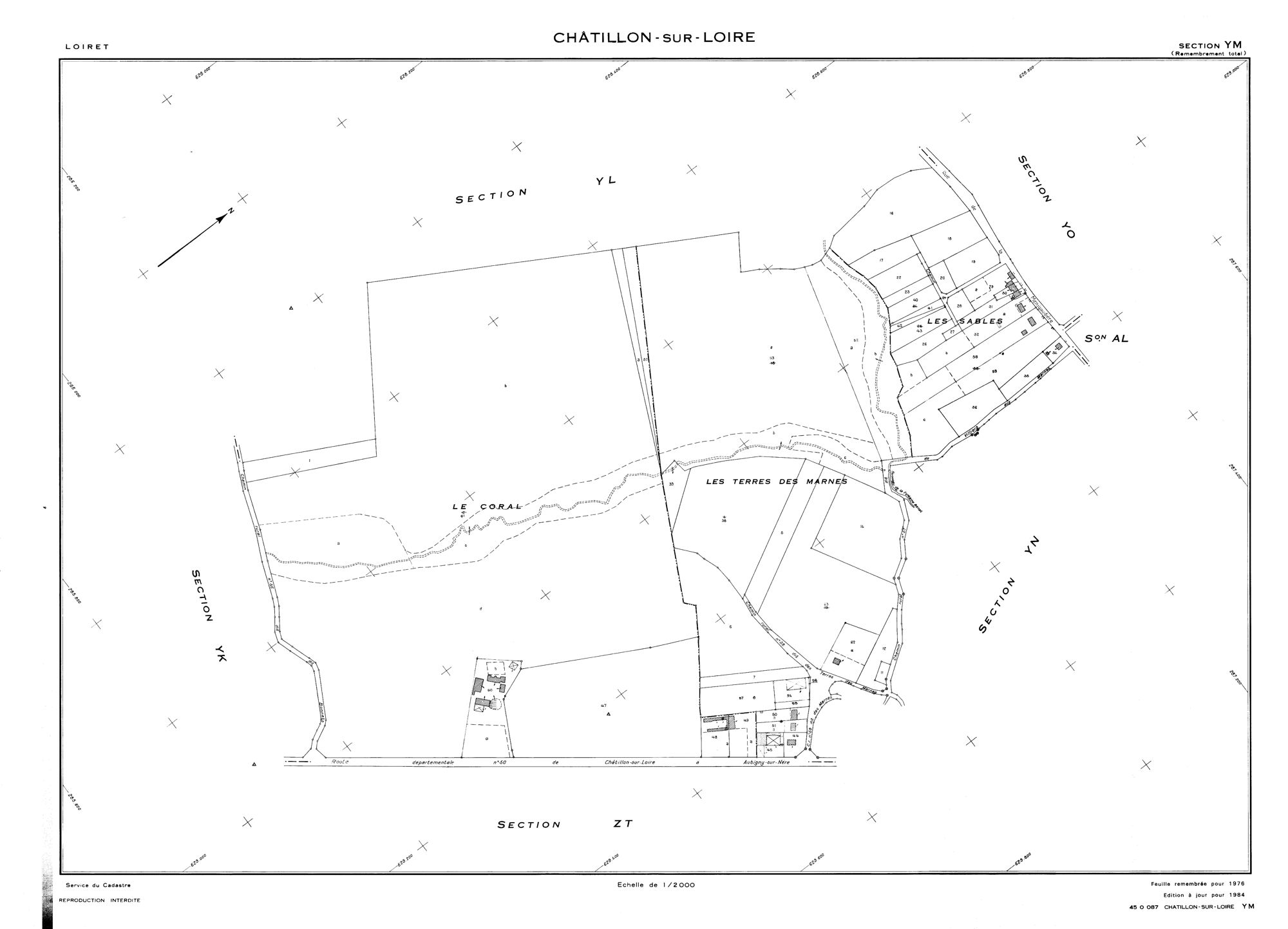 Châtillon-sur-Loire - Sections