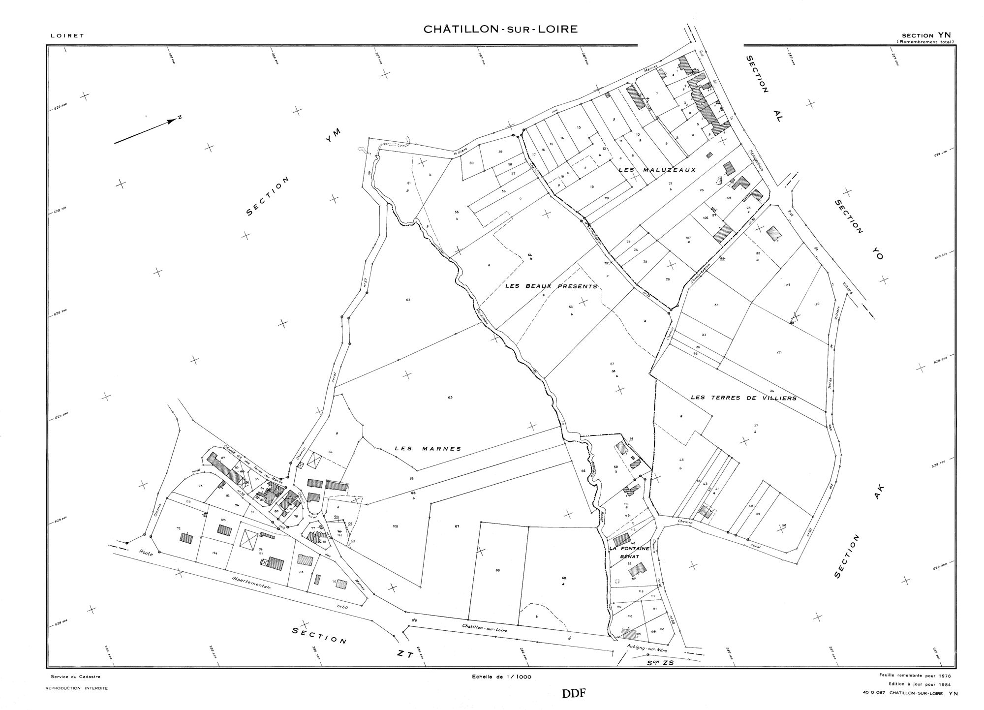 Châtillon-sur-Loire - Sections
