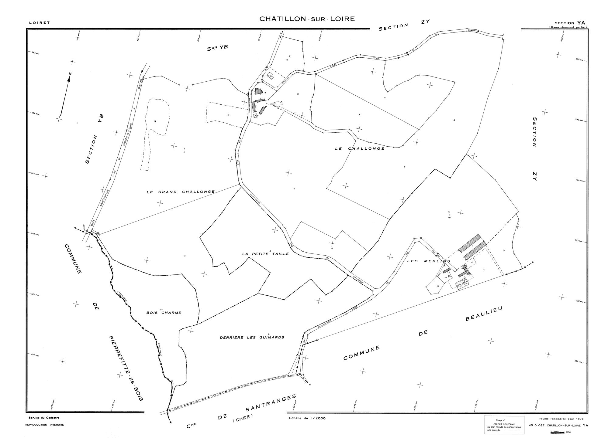 Châtillon-sur-Loire - Sections
