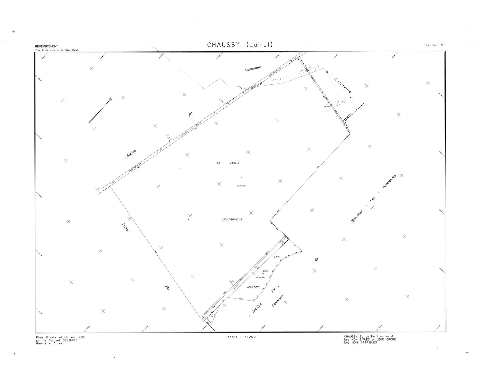 Chaussy - Sections