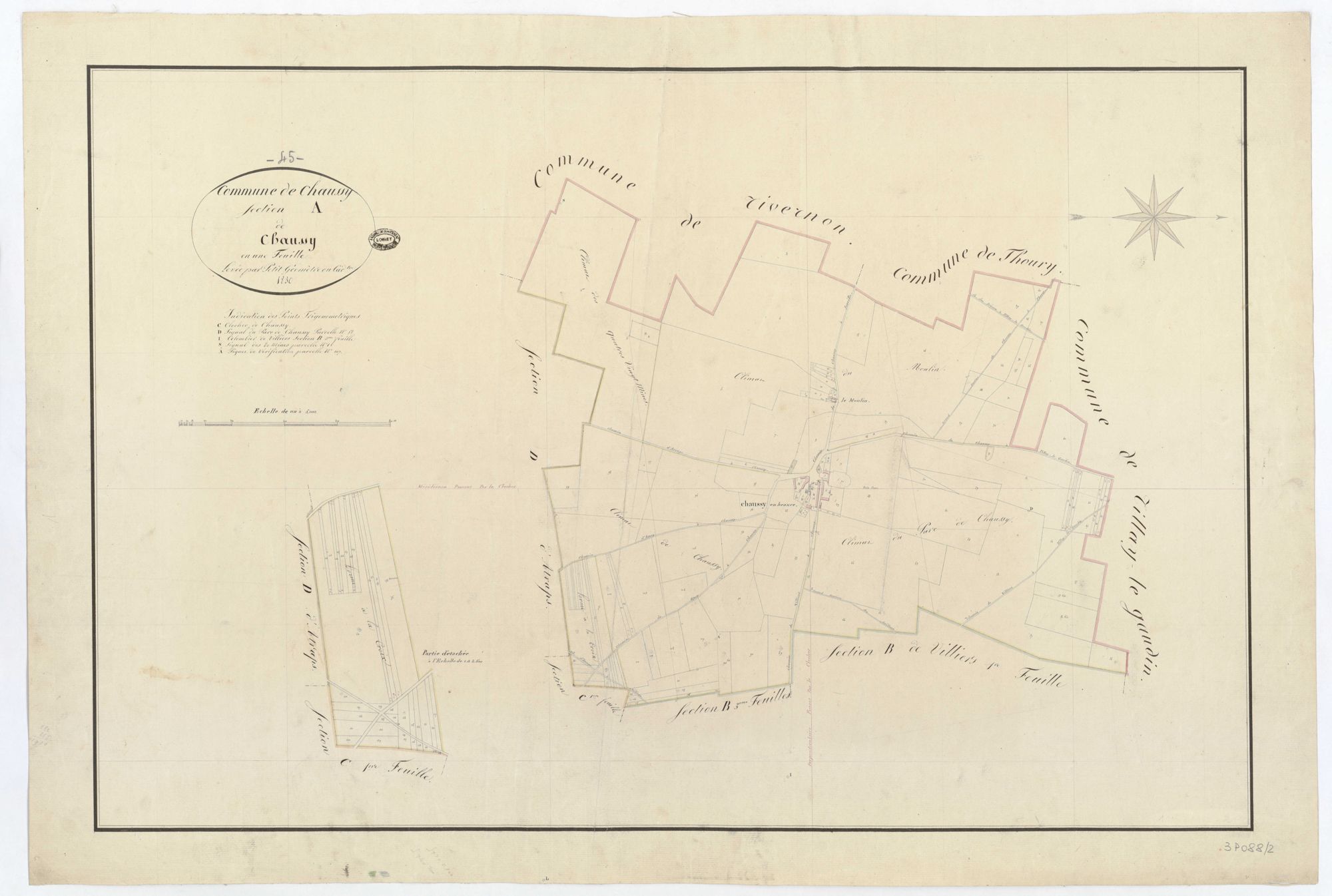 Chaussy - Sections