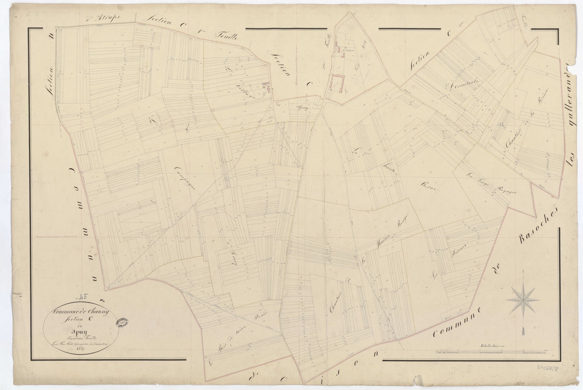 Chaussy - Sections