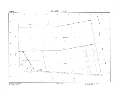 Chaussy - Sections