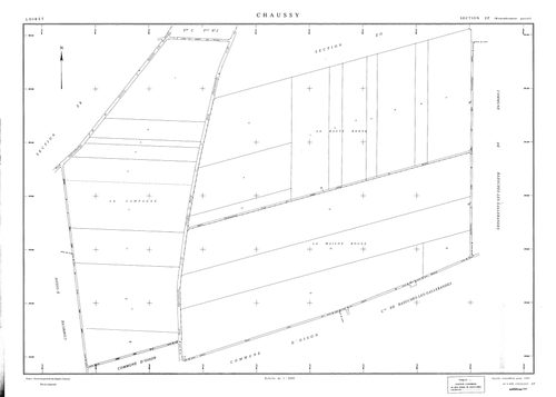 Chaussy - Sections