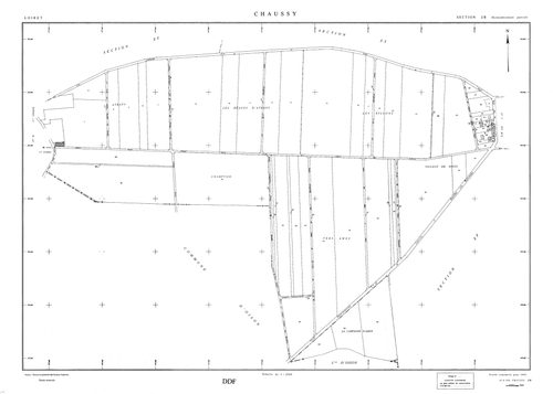 Chaussy - Sections
