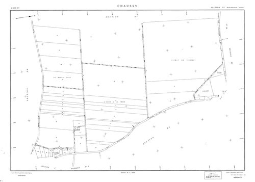 Chaussy - Sections