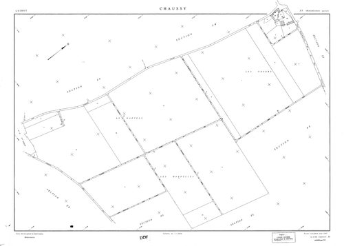 Chaussy - Sections